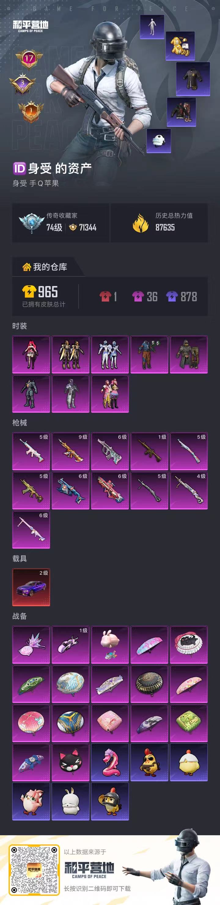 HPCMW3422181和平精英账号详情图3