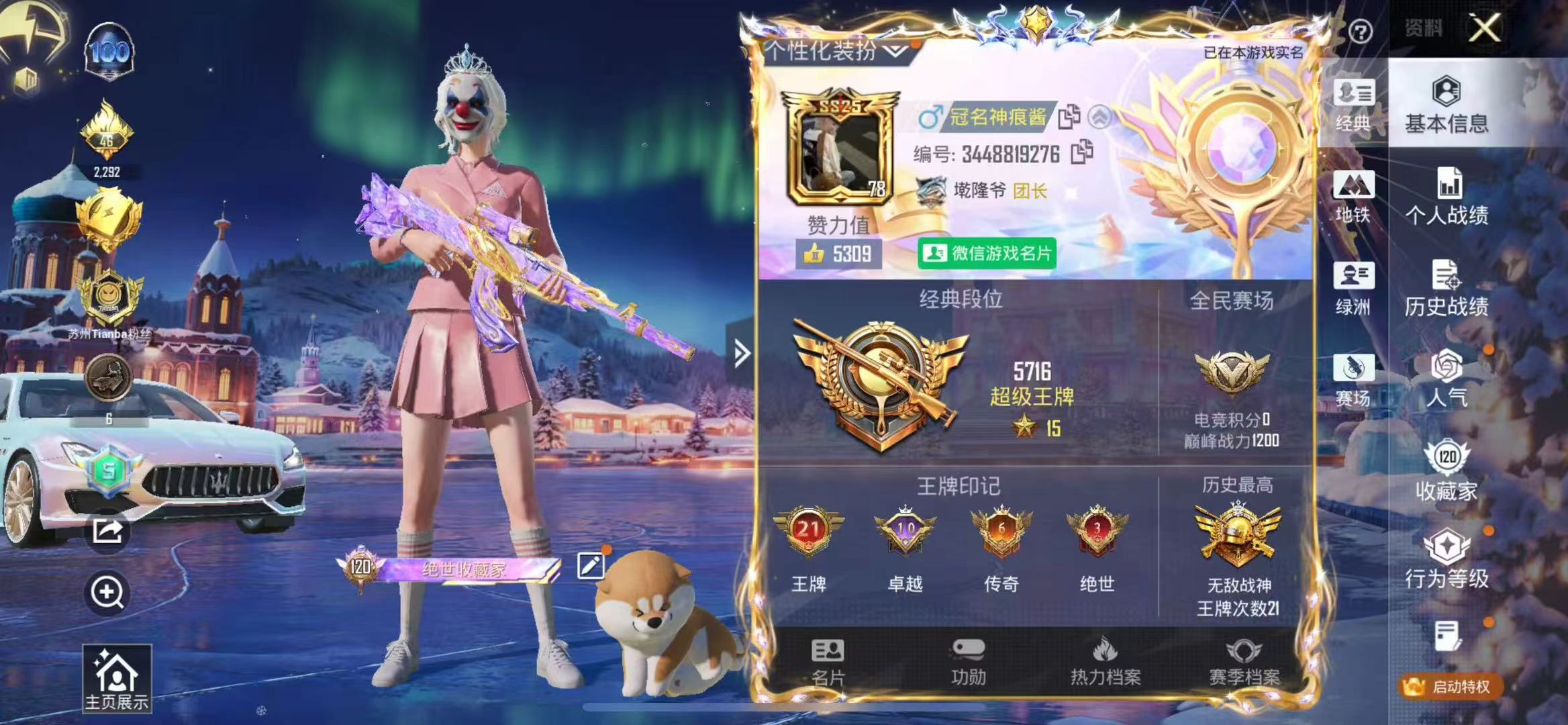 HPCMW3422013和平精英账号详情图2