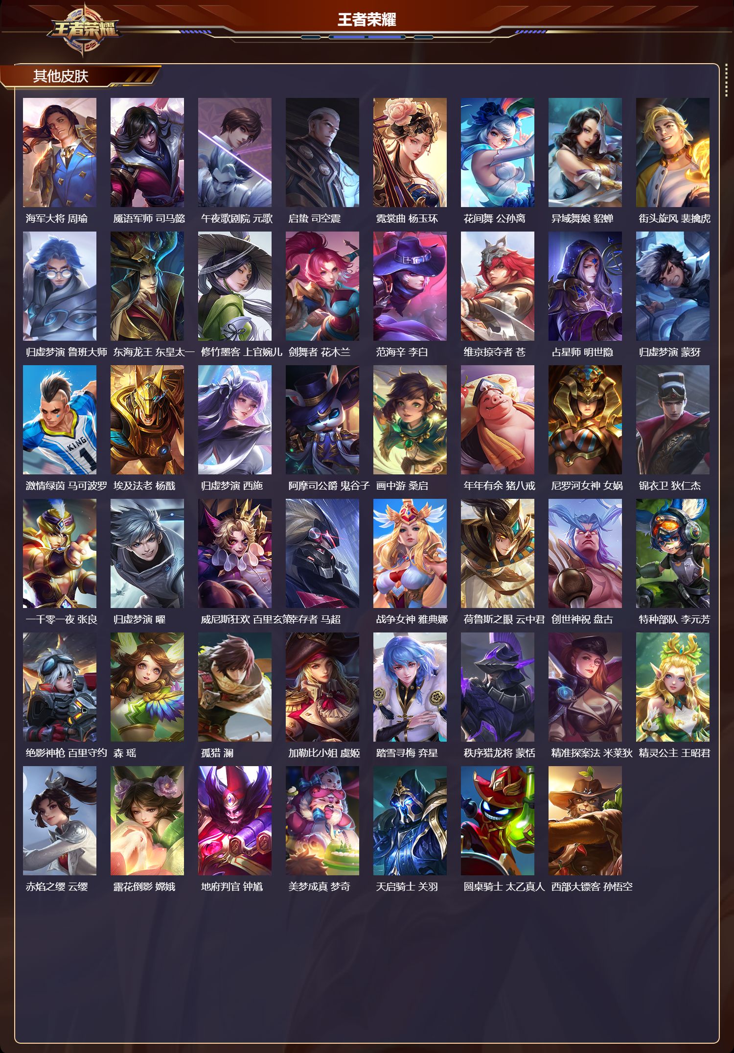 WZMK4151460王者荣耀账号详情图5