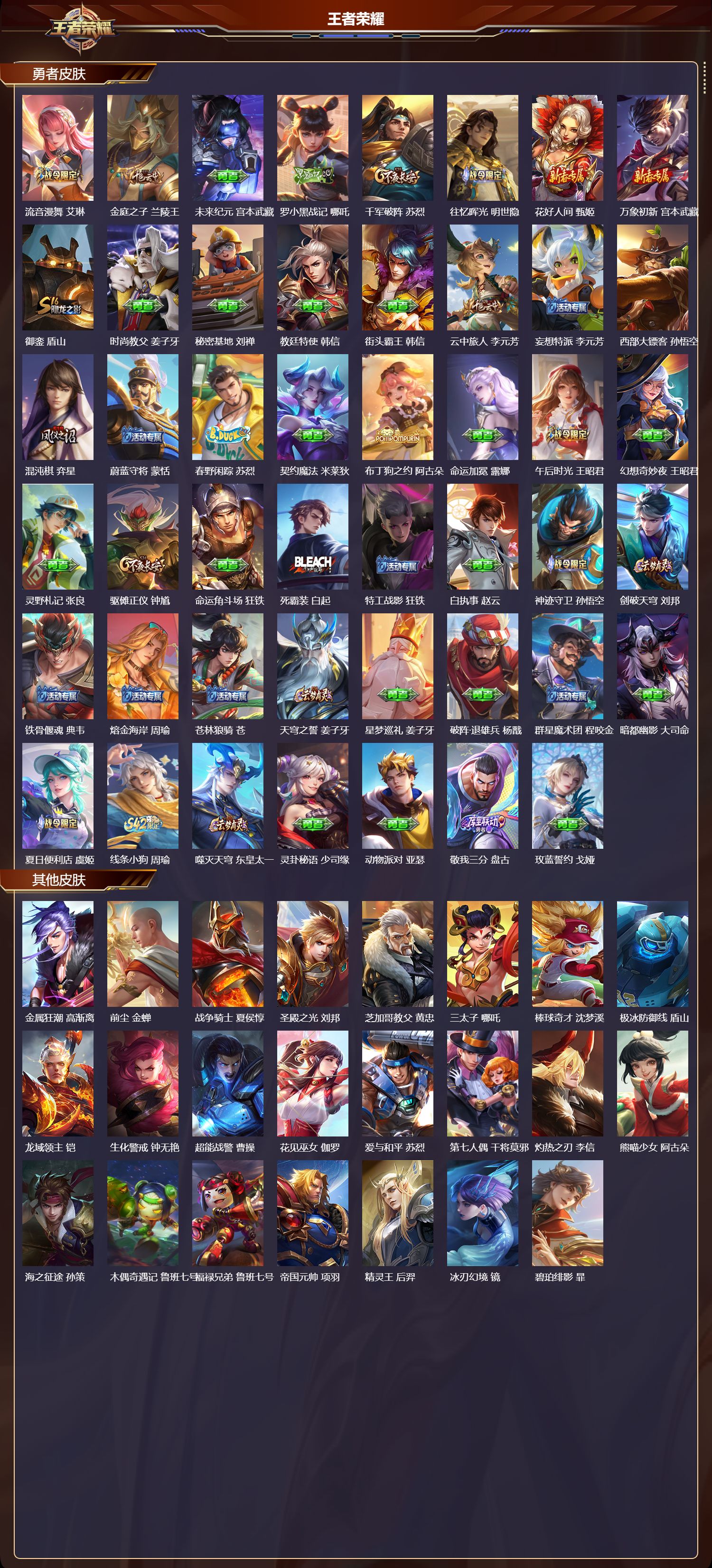 WZMK4151460王者荣耀账号详情图4