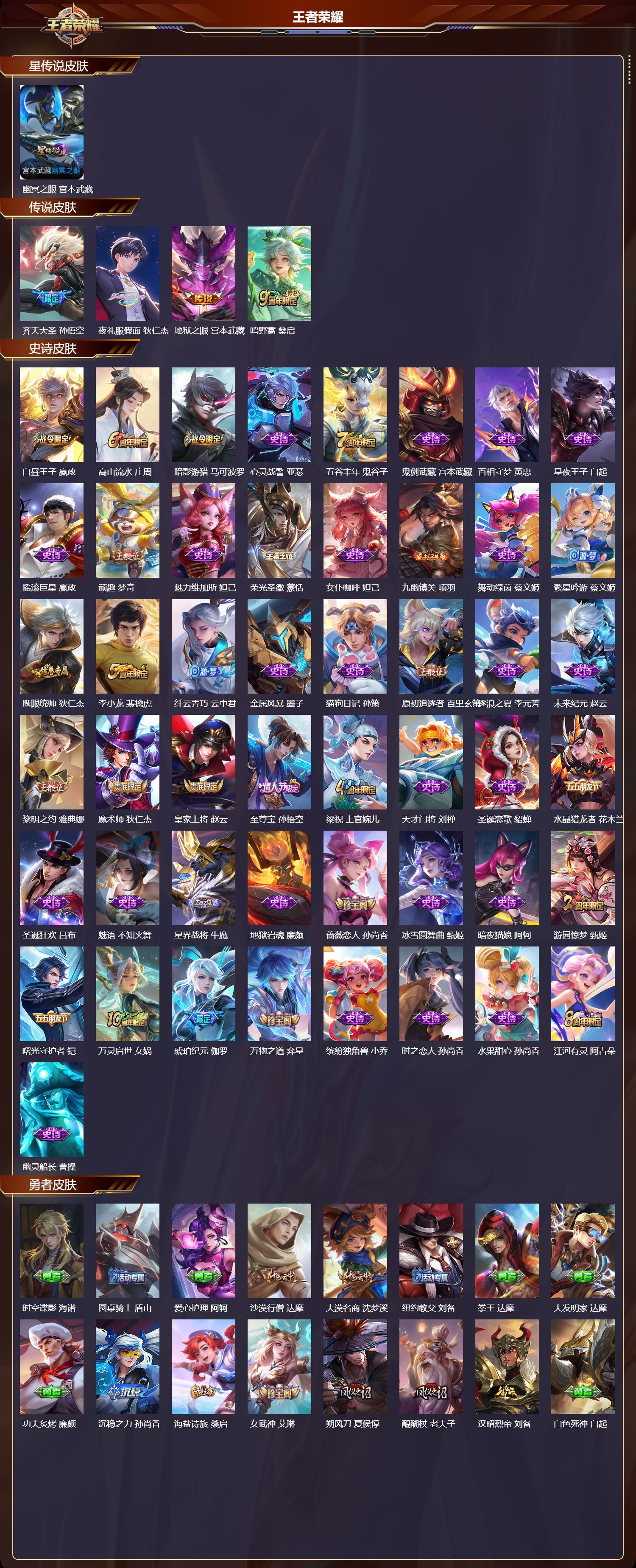 WZQM4158366王者荣耀账号详情图3