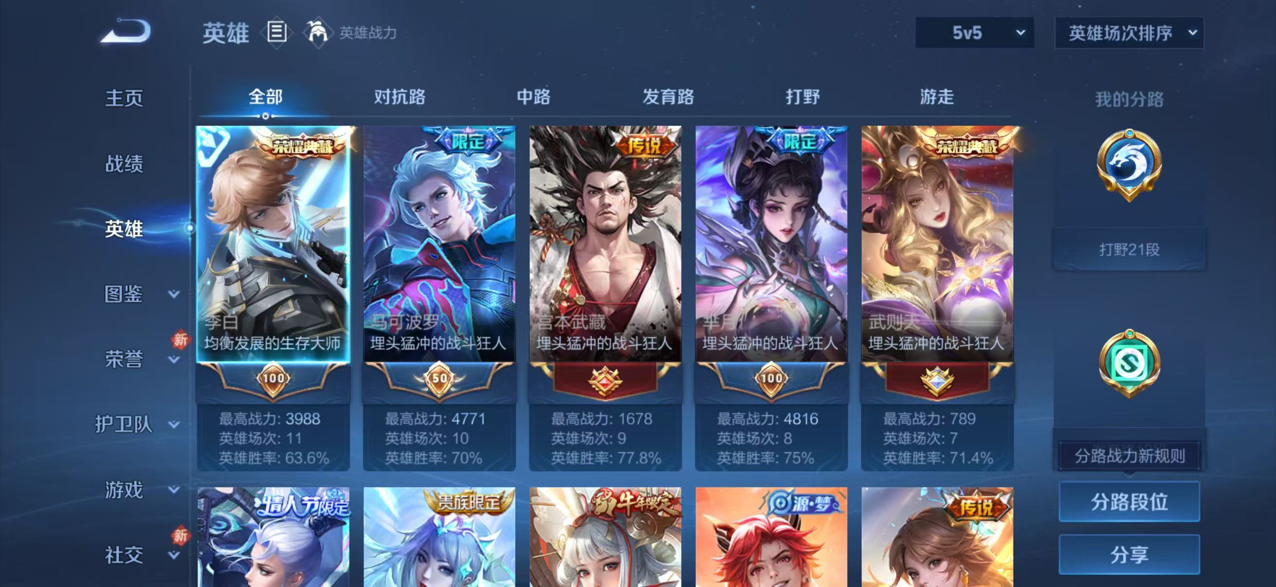 WZCMW4118209王者荣耀账号详情图4