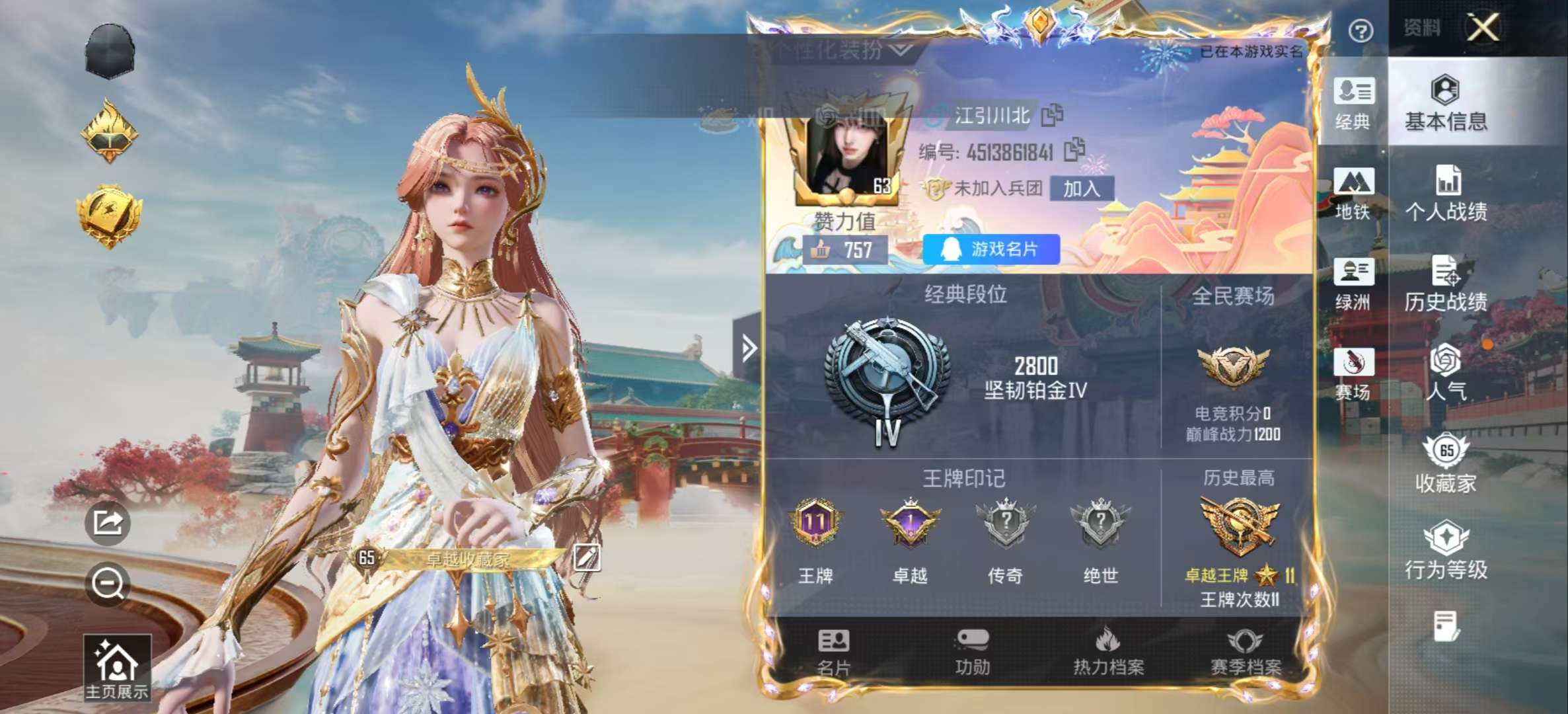 HPSJ465004和平精英账号详情图4