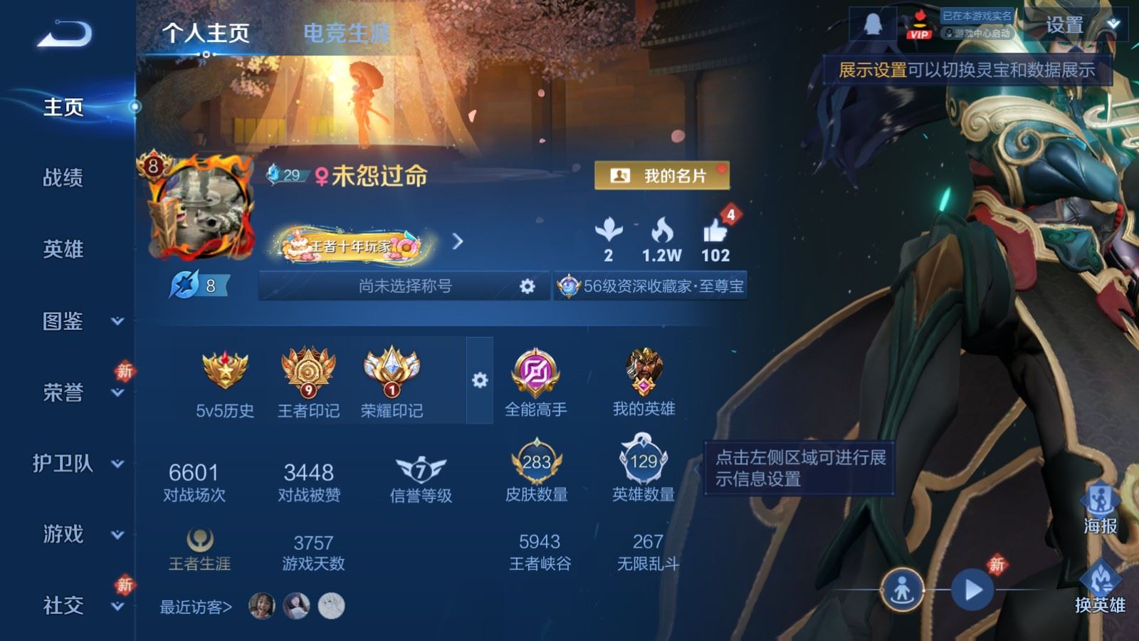 WZCMW4129371王者荣耀账号详情图2