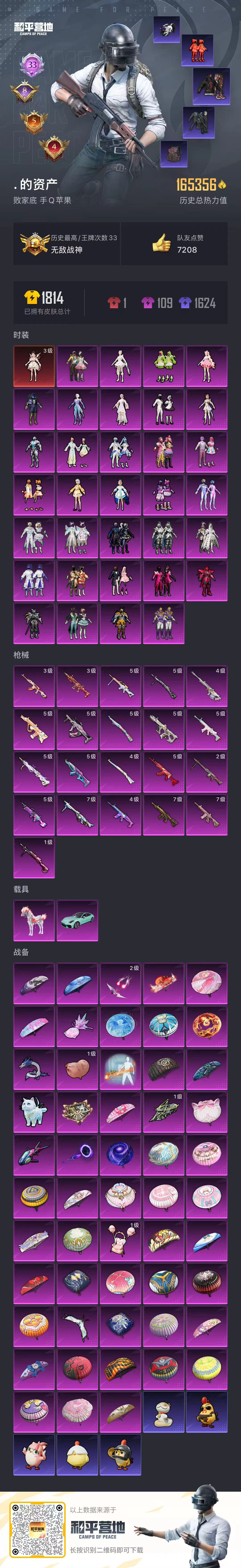 HPCMW4168458和平精英账号详情图2