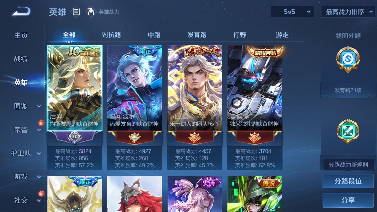 WZCMW4129371王者荣耀账号详情图3