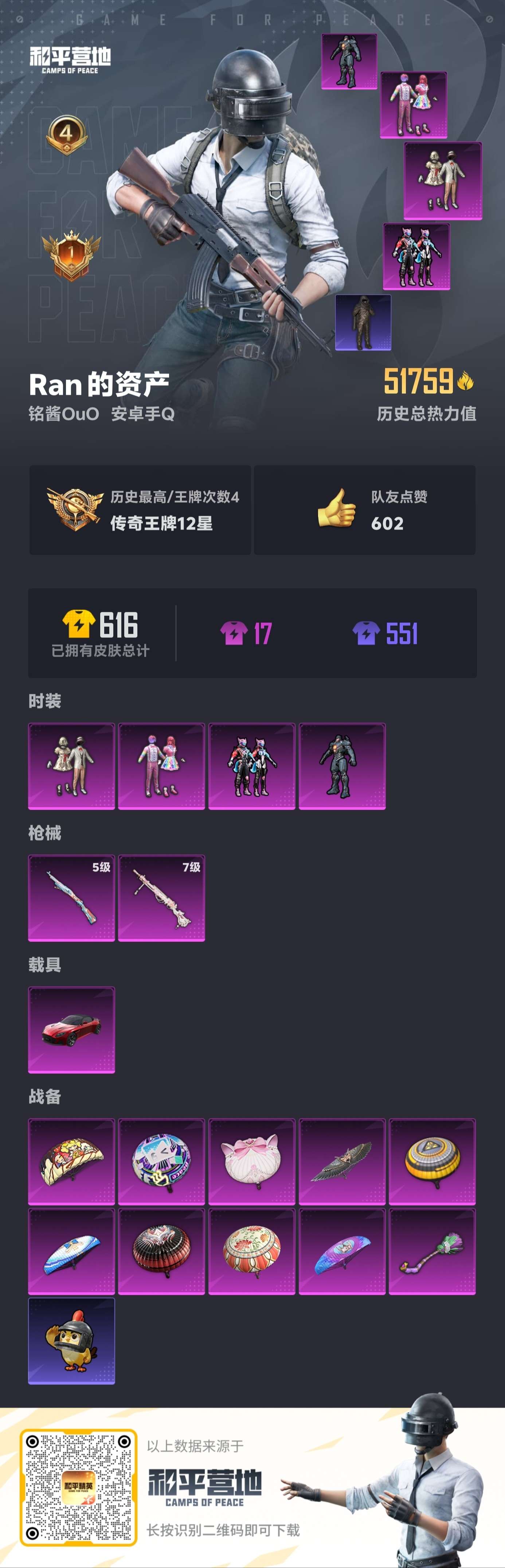 HPCMW466472和平精英账号详情图3