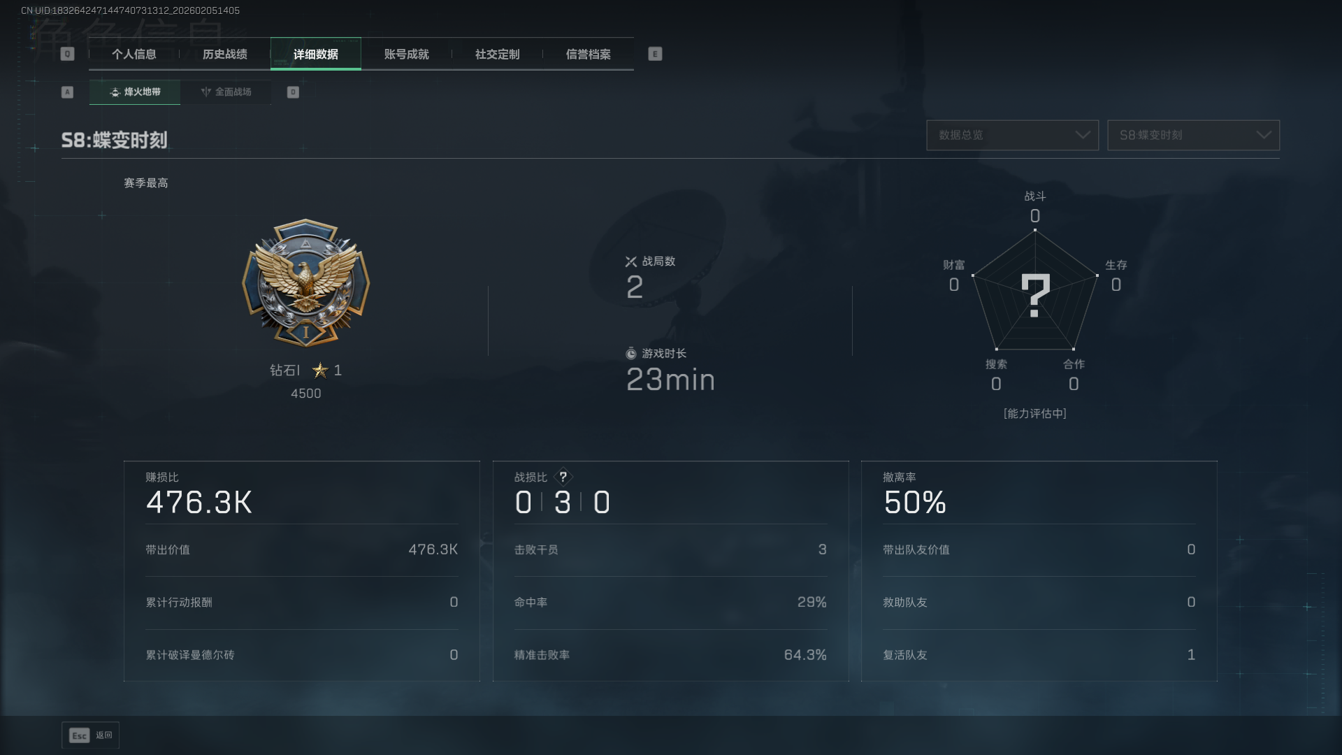 SJZCMW434848三角洲行动账号详情图4