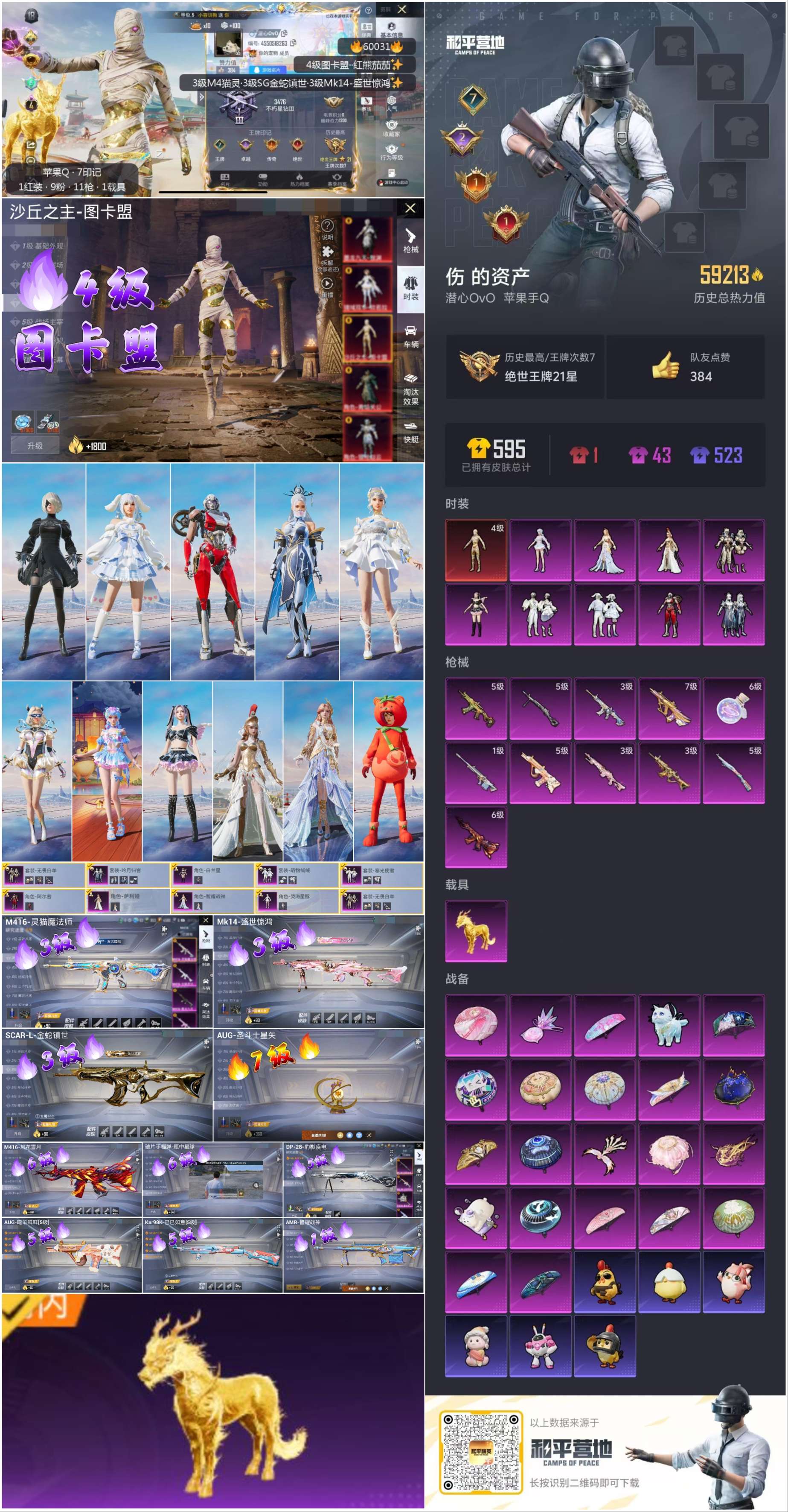 HPCMW466342和平精英账号详情图2