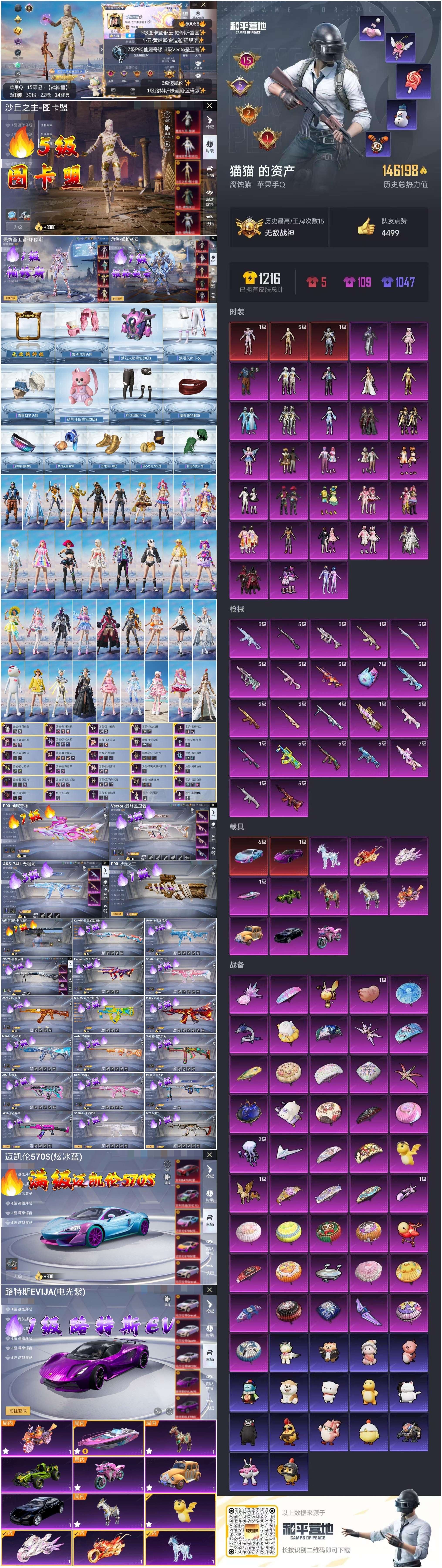 HPSJ464939和平精英账号详情图2