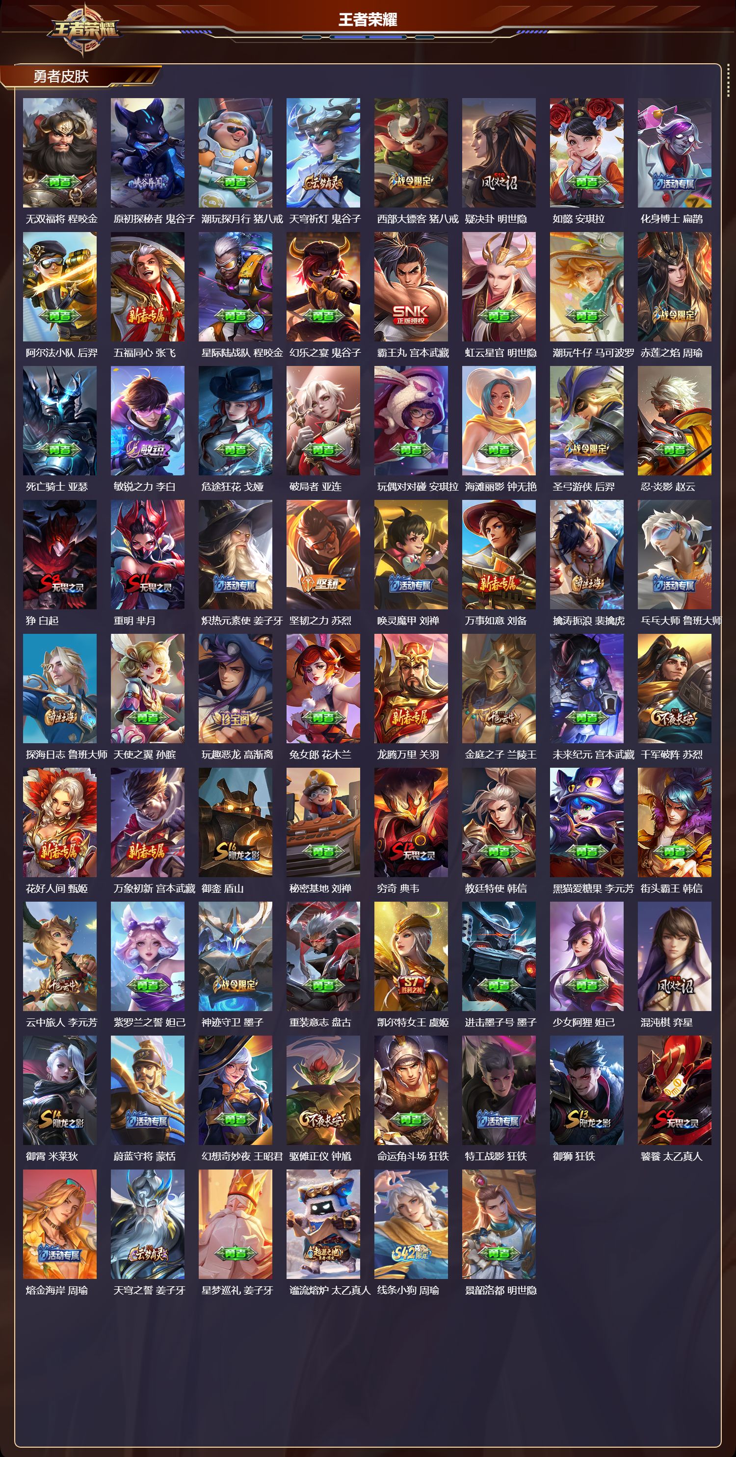 WZQM4123169王者荣耀账号详情图5