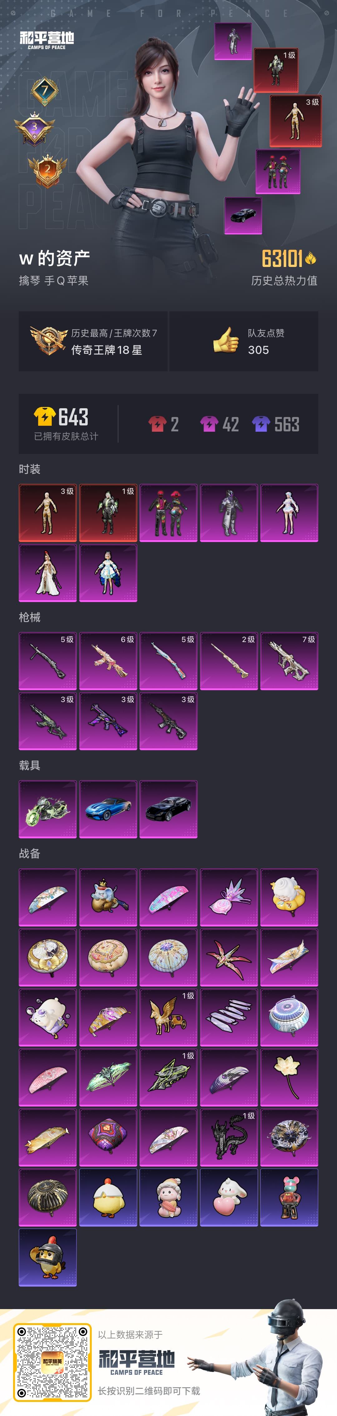 HPCMW466318和平精英账号详情图3