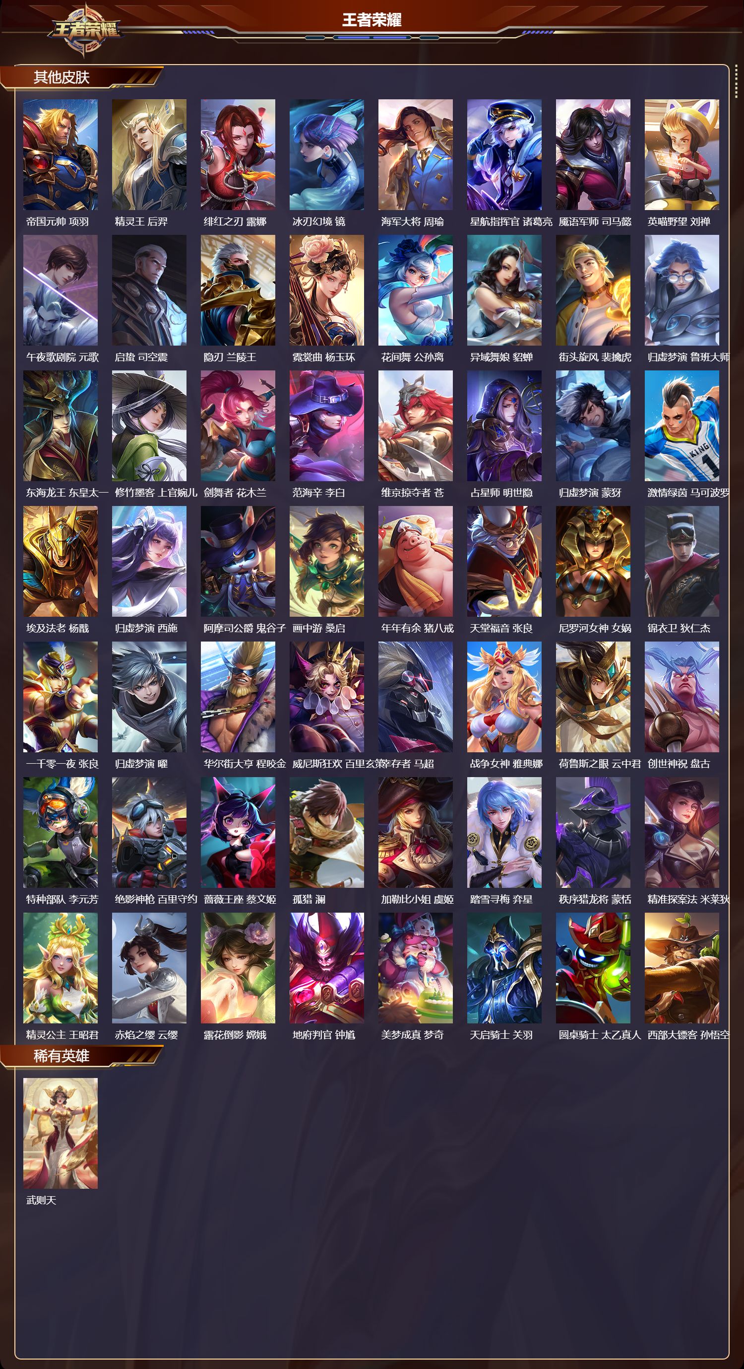 WZQM4158411王者荣耀账号详情图7