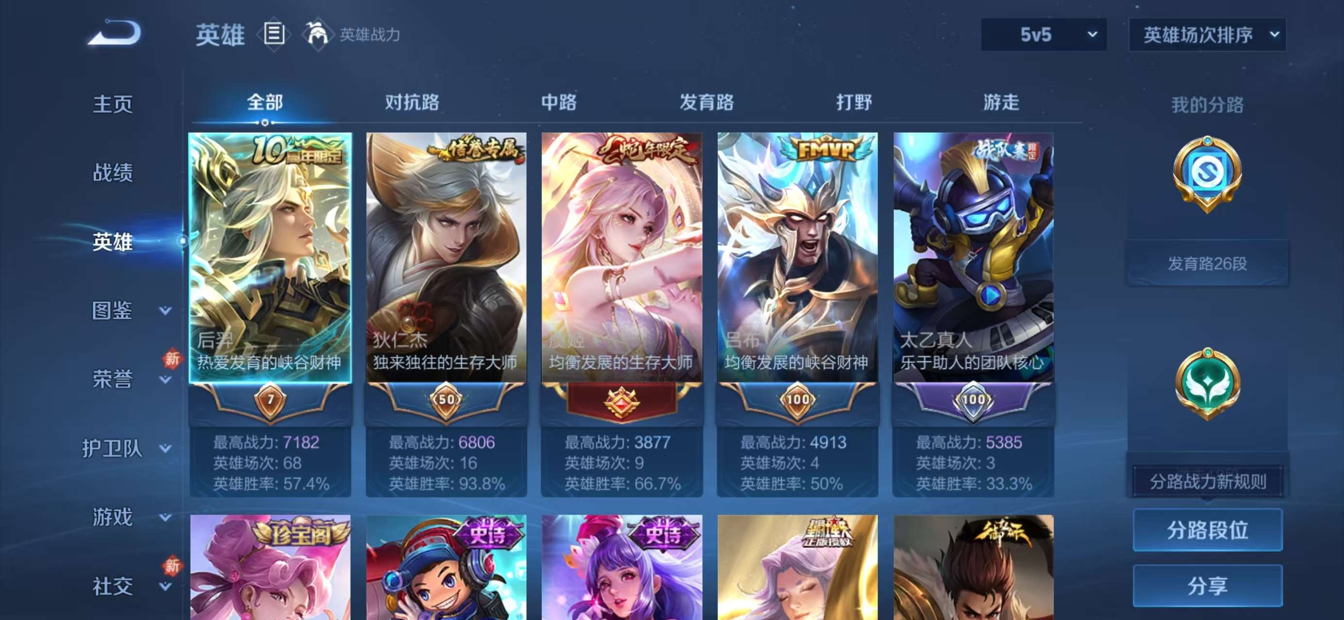 WZCMW4122063王者荣耀账号详情图4