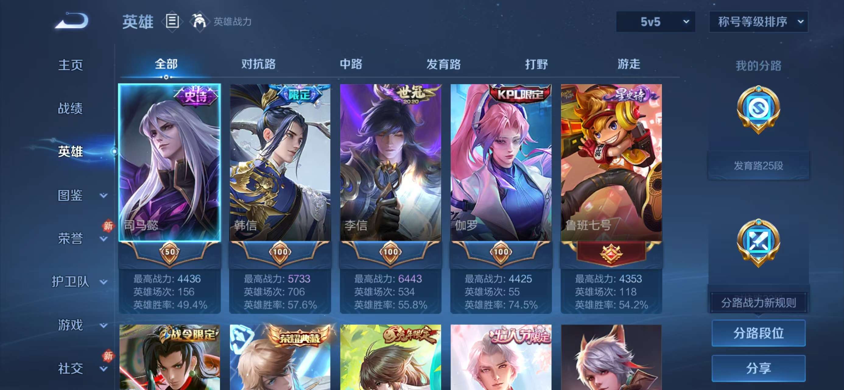 WZCMW4121909王者荣耀账号详情图4