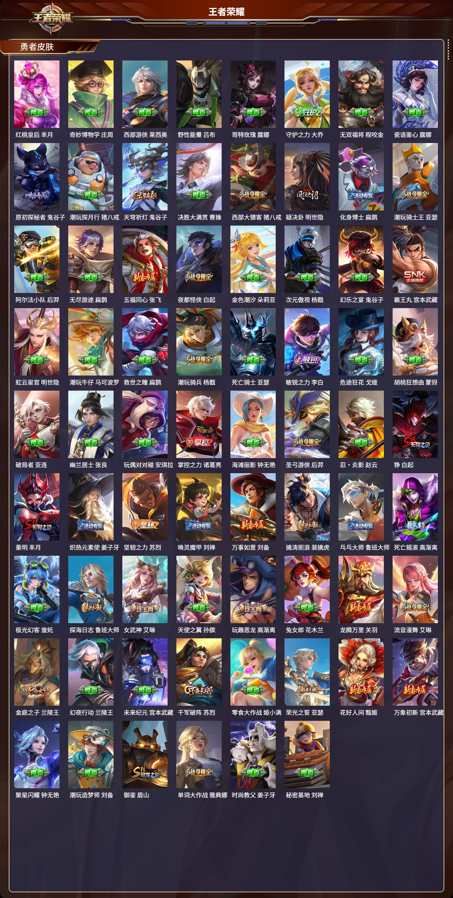 WZCMW4122057王者荣耀账号详情图9