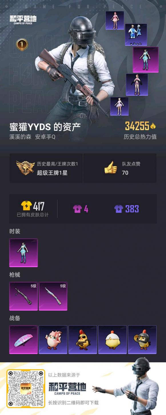 HPCMW466436和平精英账号详情图5