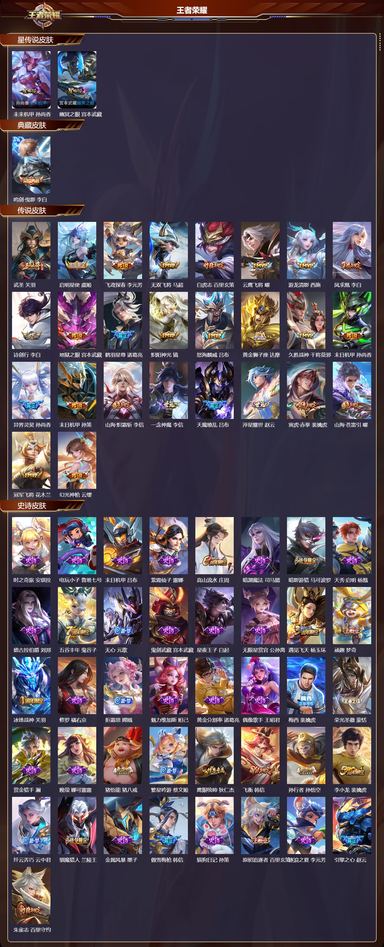 WZQM4123169王者荣耀账号详情图3