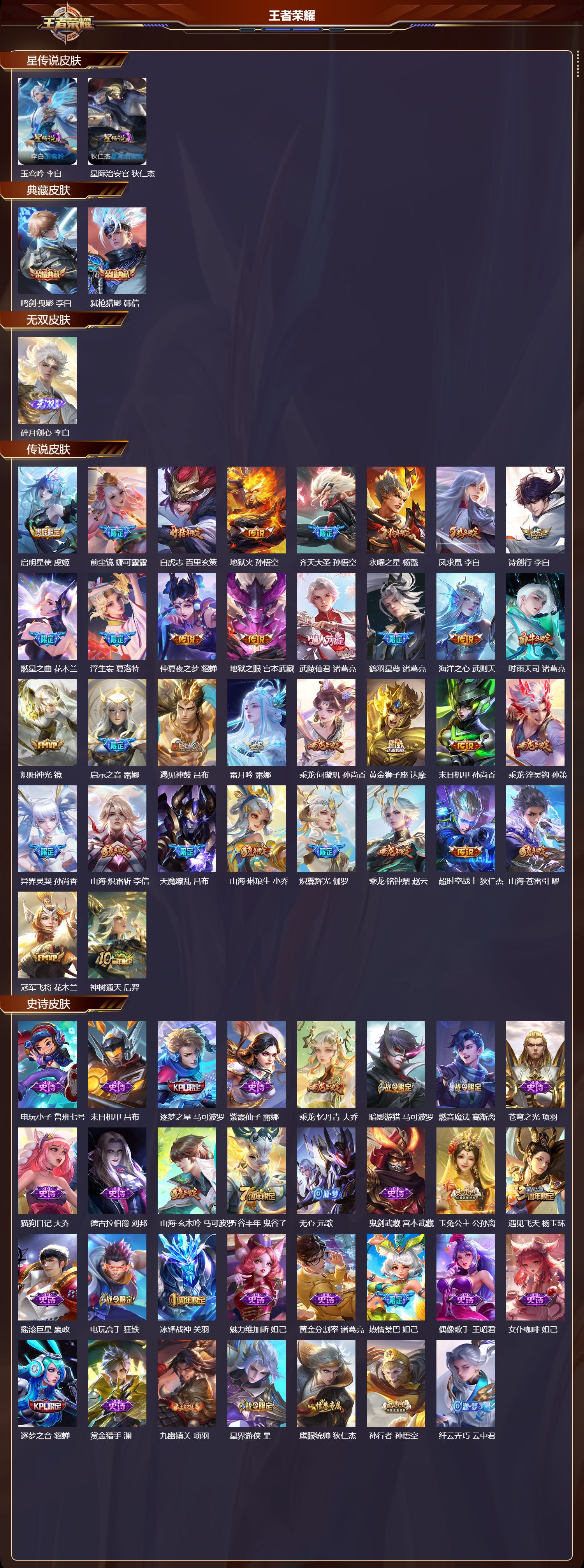 WZQM4123164王者荣耀账号详情图3