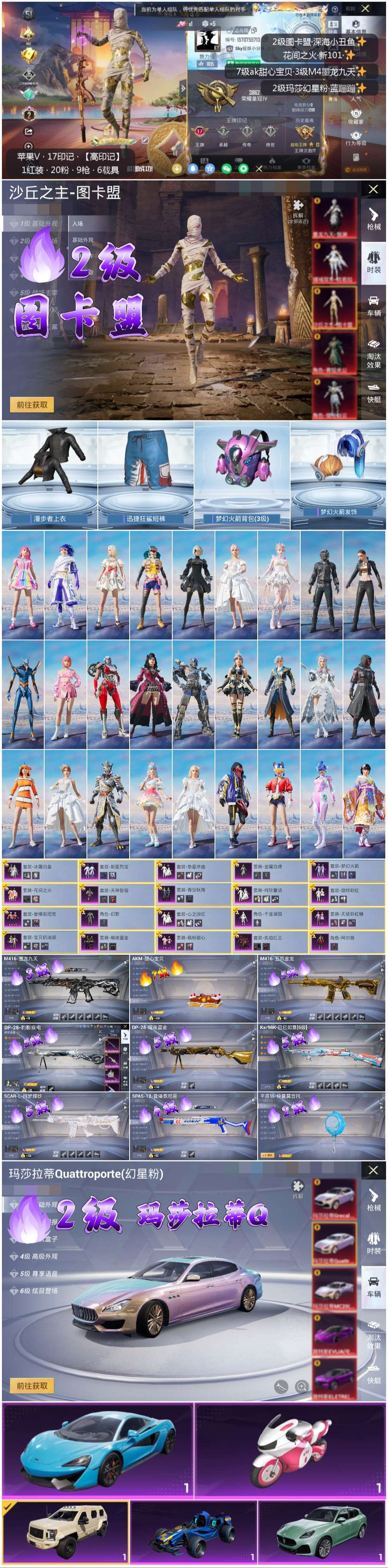 HPSJ464926和平精英账号详情图2