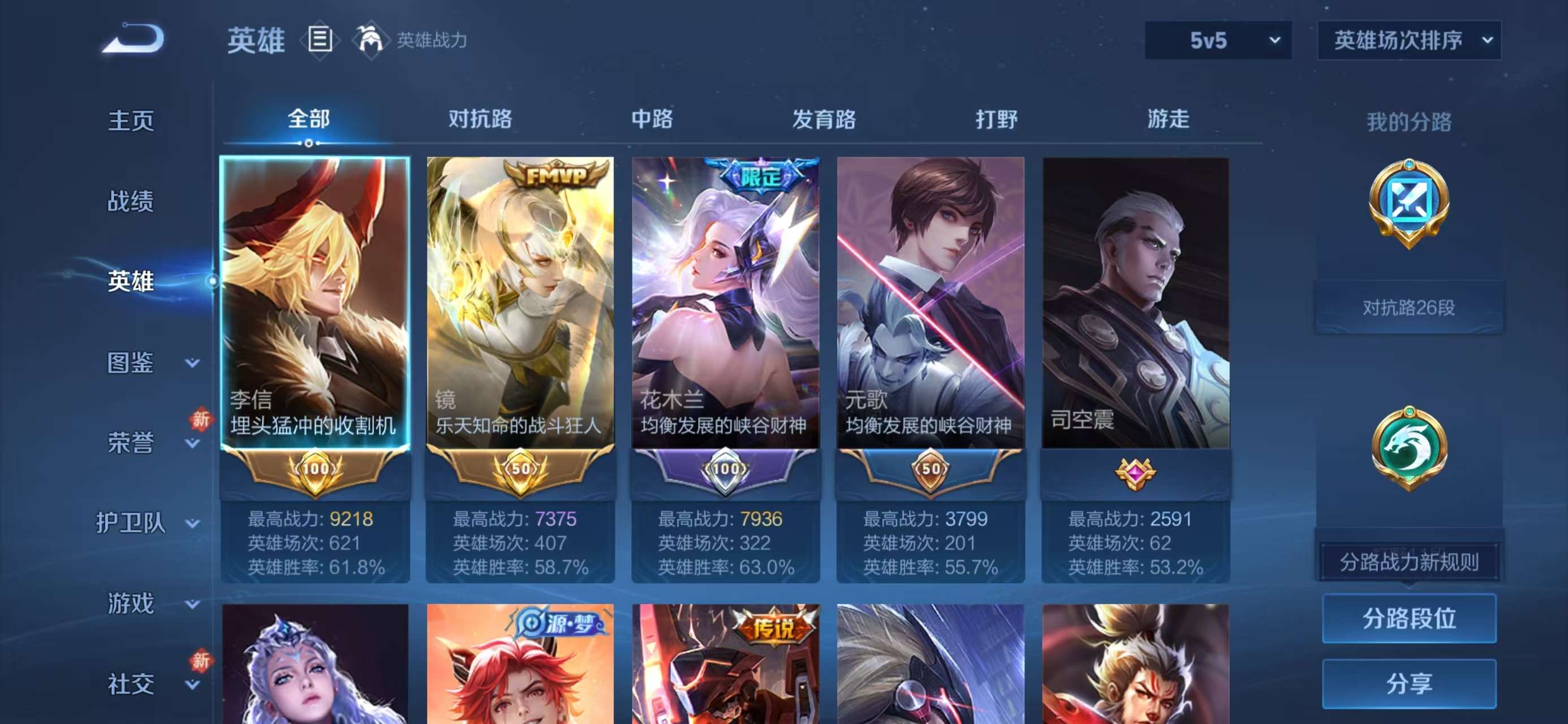 WZCMW4121897王者荣耀账号详情图4