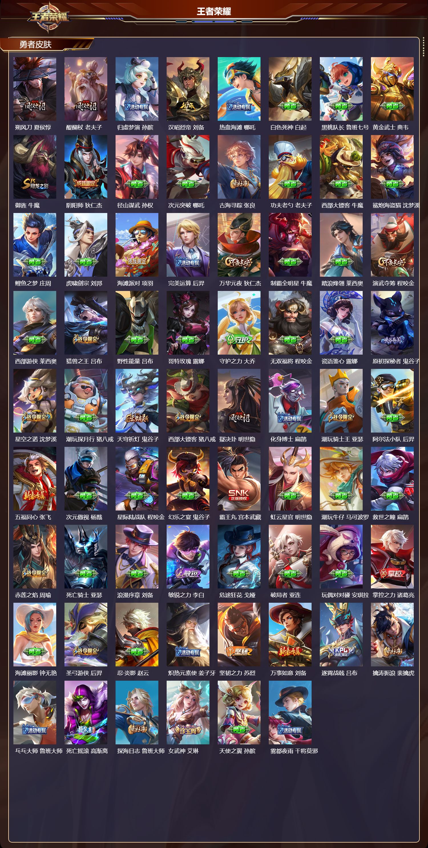 WZQM4123175王者荣耀账号详情图5