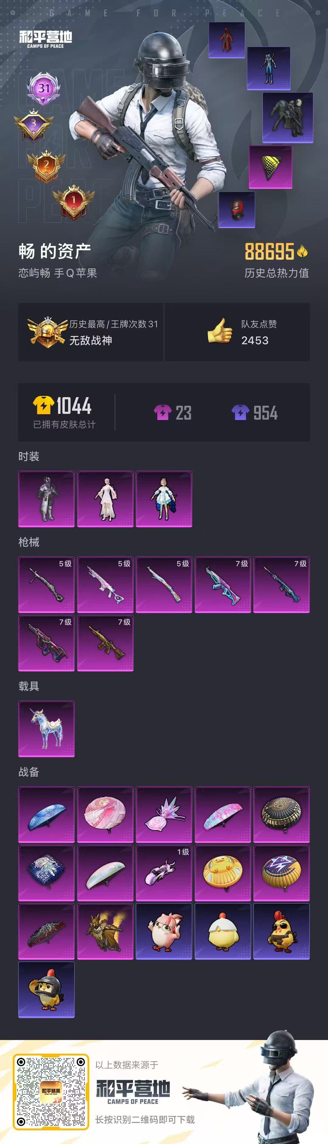 HPCMW466242和平精英账号详情图2