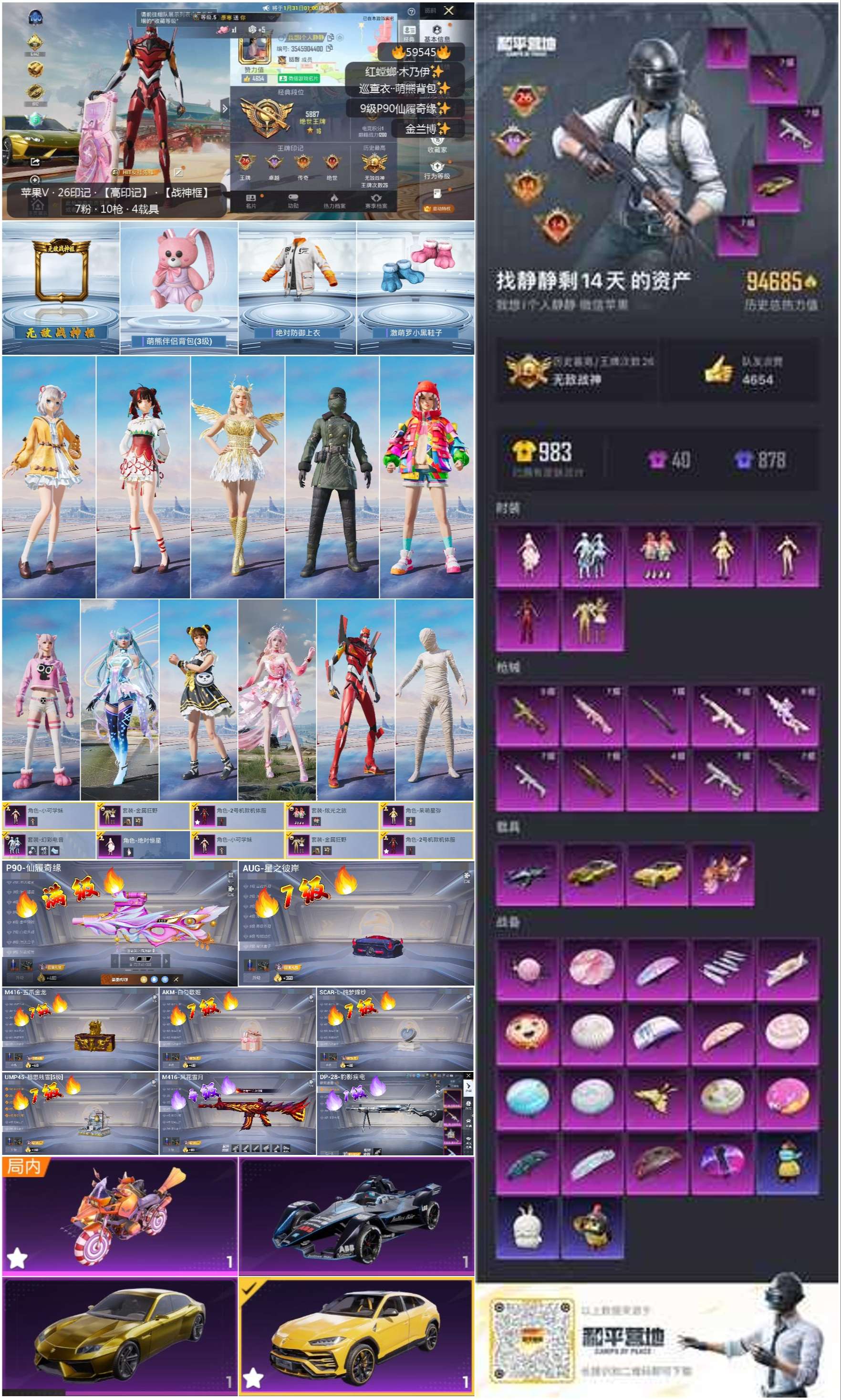 HPCMW466302和平精英账号详情图2