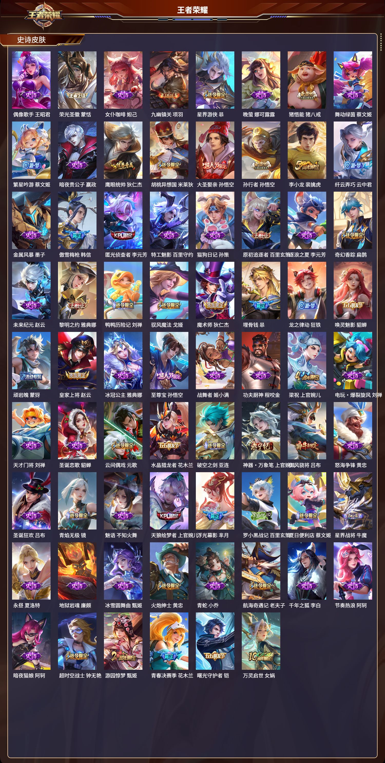 WZCMW4122057王者荣耀账号详情图7