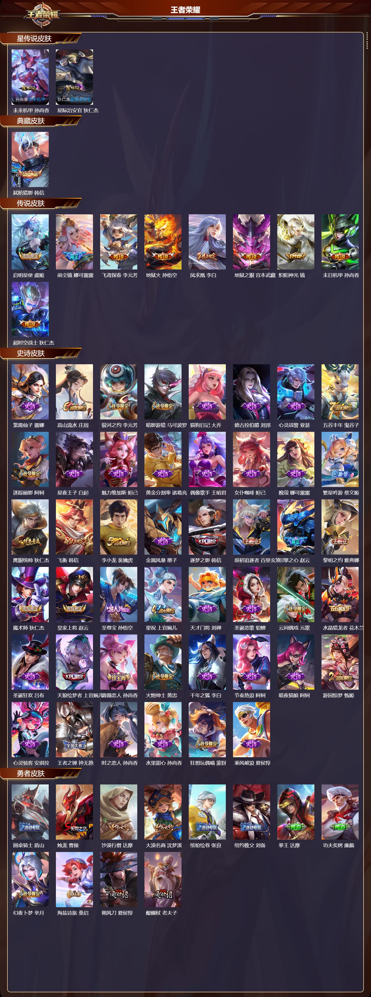 WZQM4123179王者荣耀账号详情图3