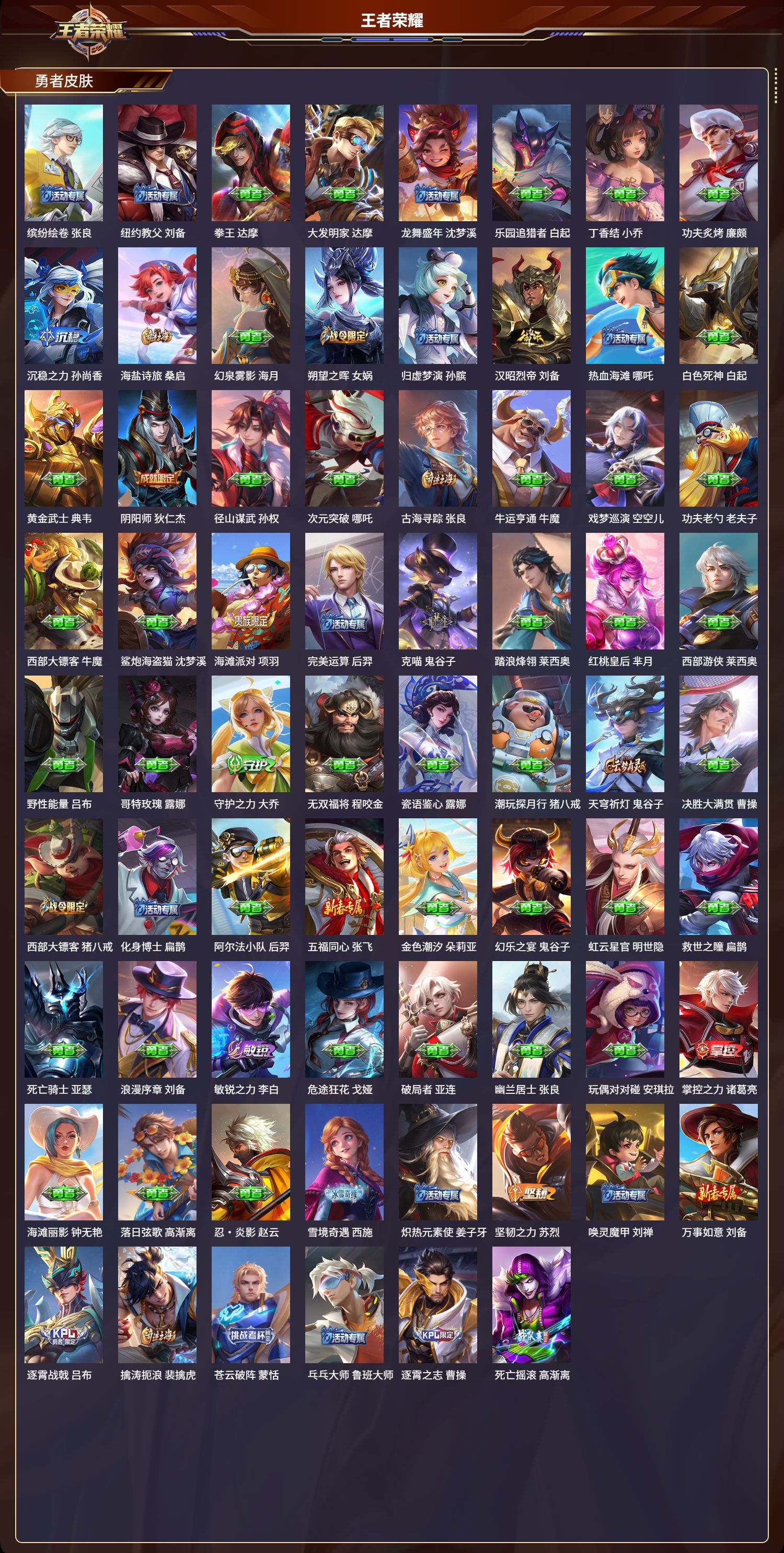 WZCMW4121866王者荣耀账号详情图8