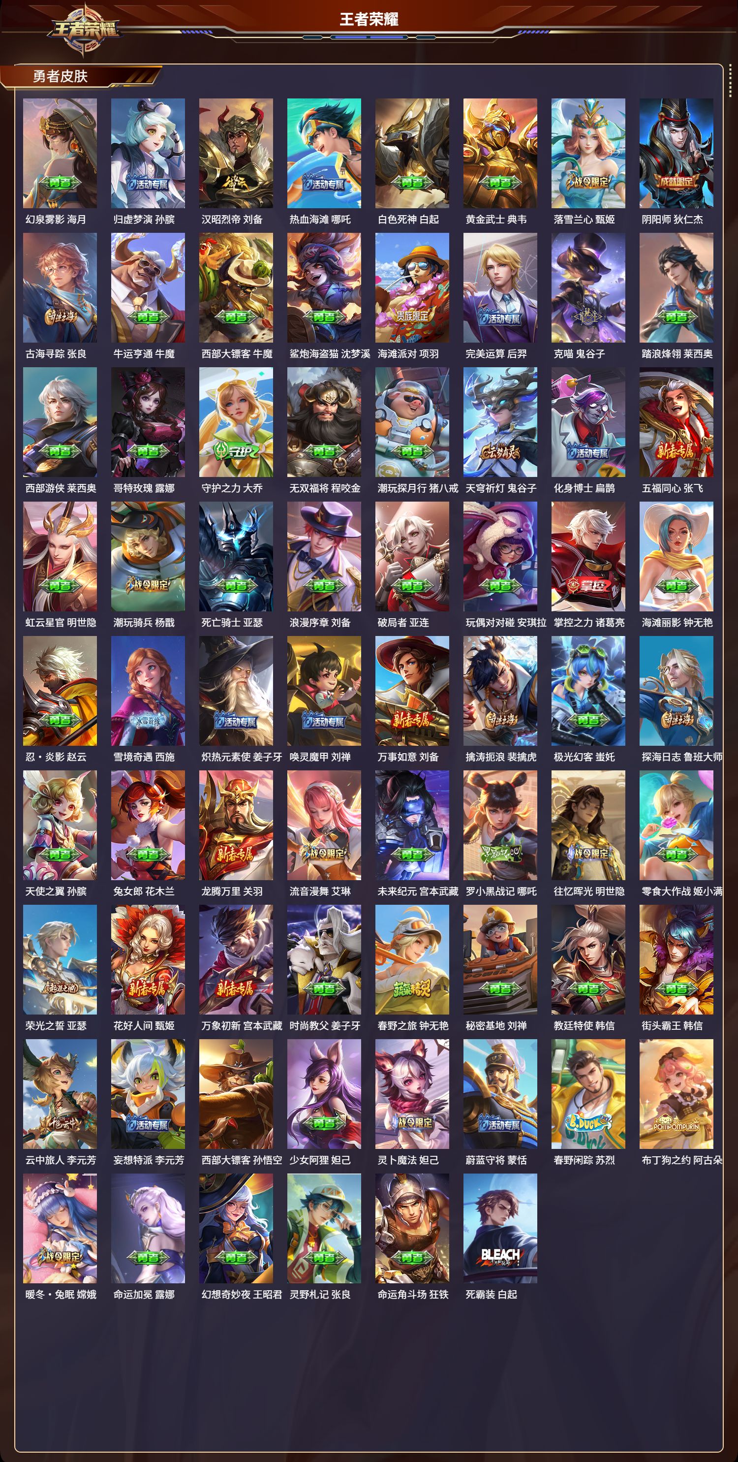 WZCMW4121824王者荣耀账号详情图7