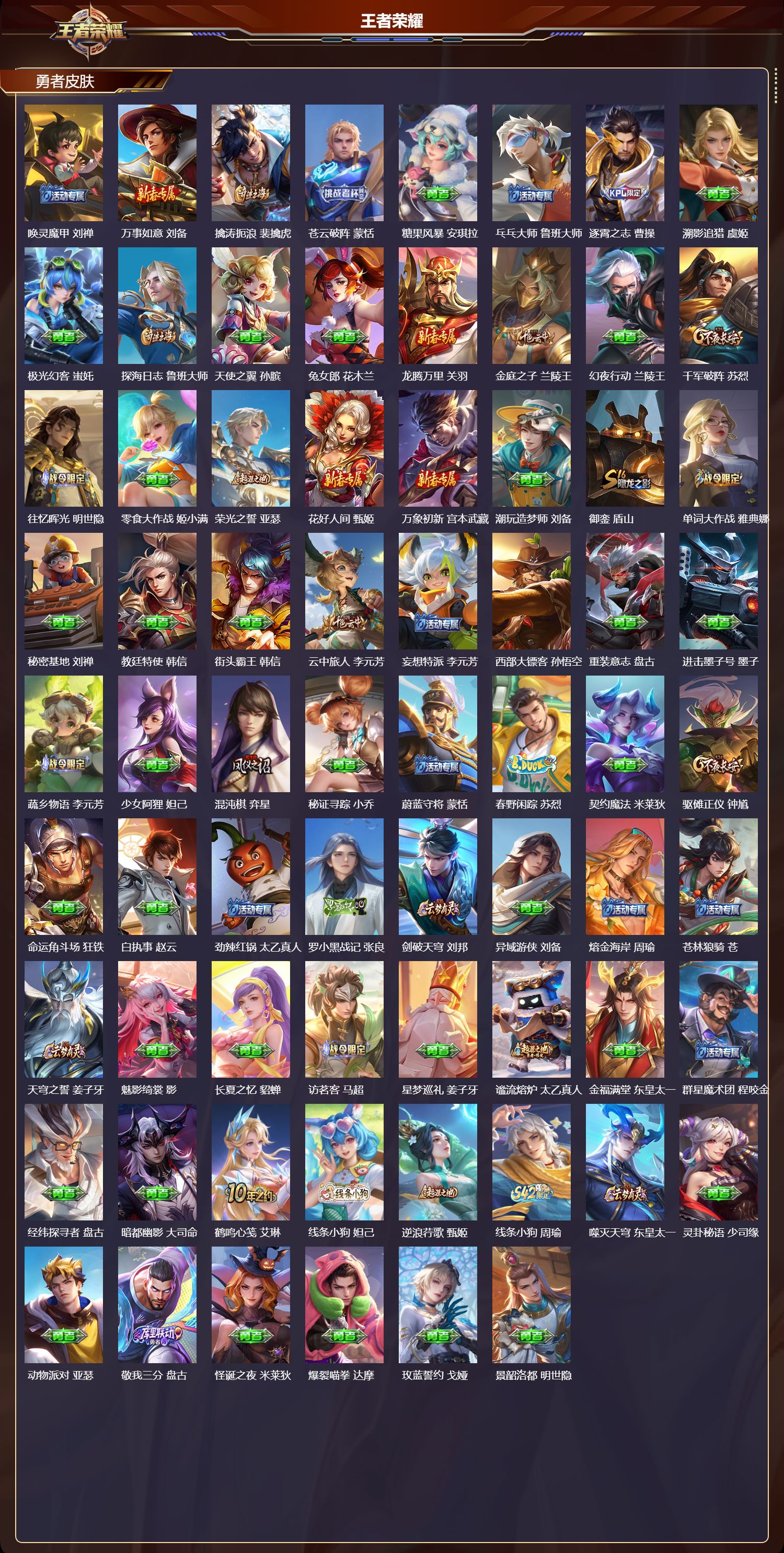 WZQM4123205王者荣耀账号详情图5