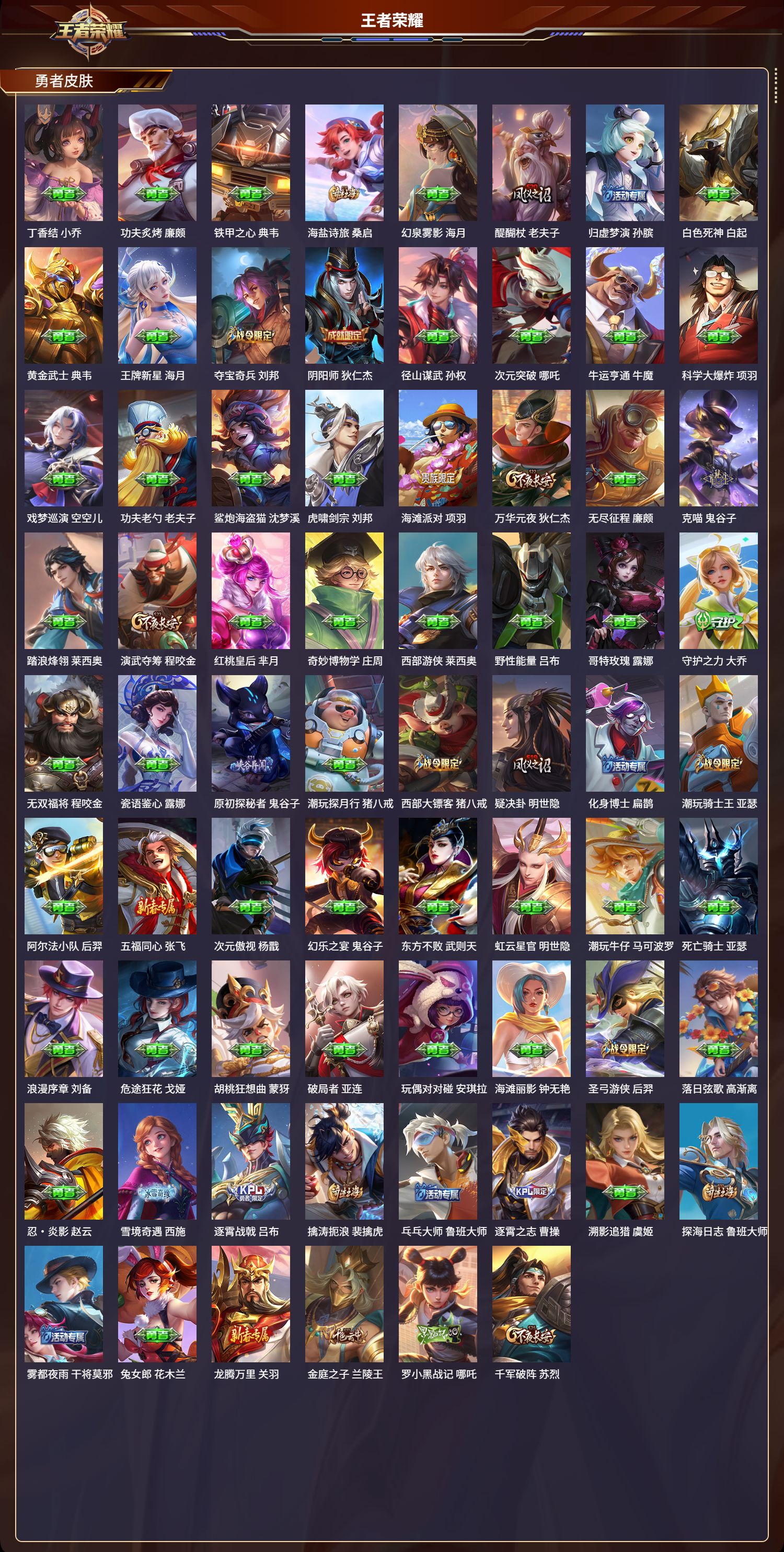 WZCMW4121959王者荣耀账号详情图8