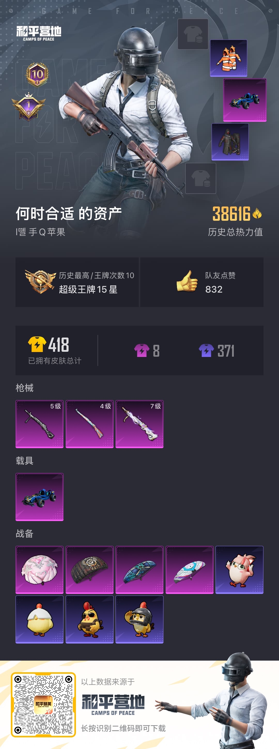 HPCMW466393和平精英账号详情图3