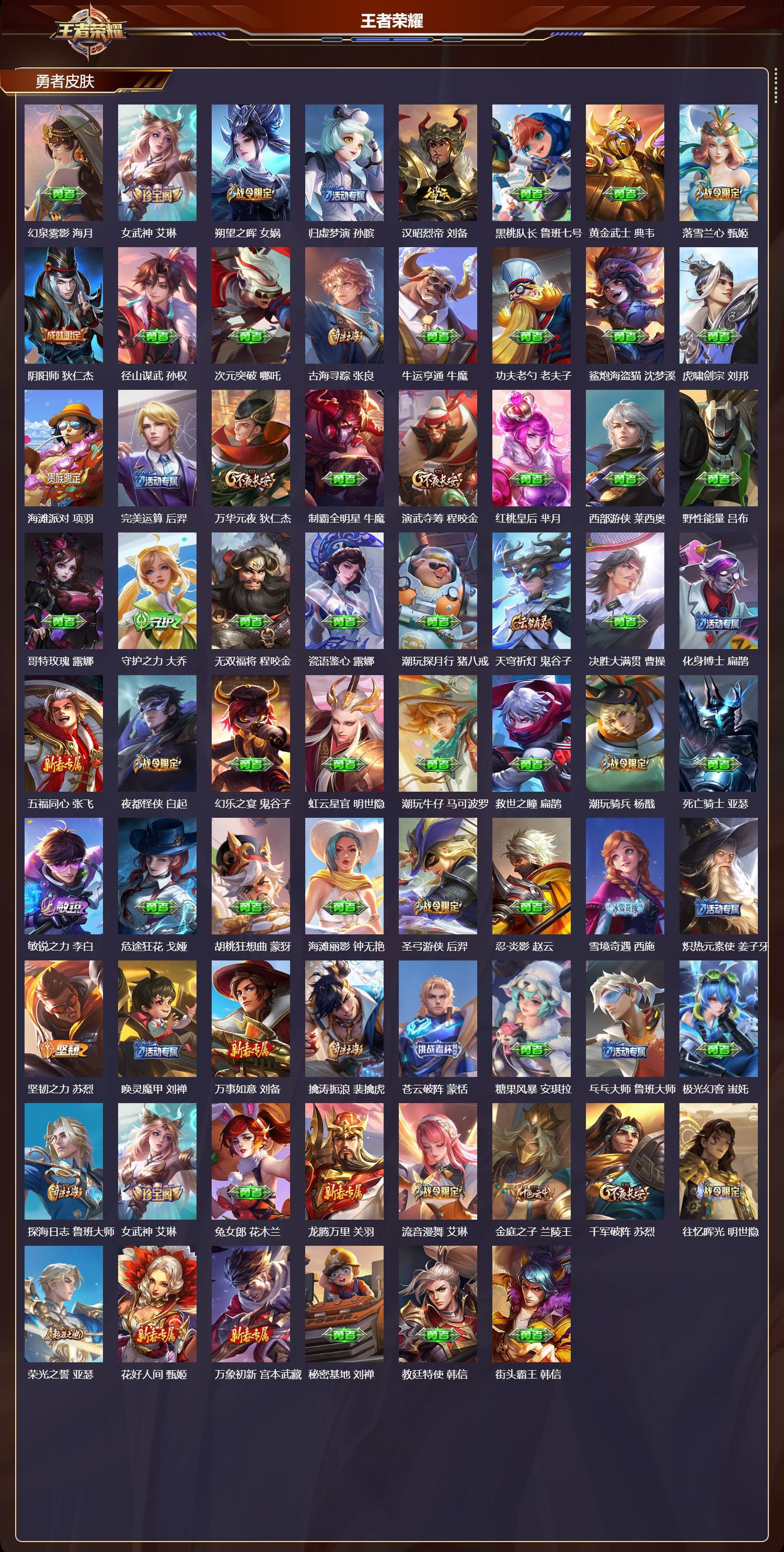 WZQM4123166王者荣耀账号详情图5