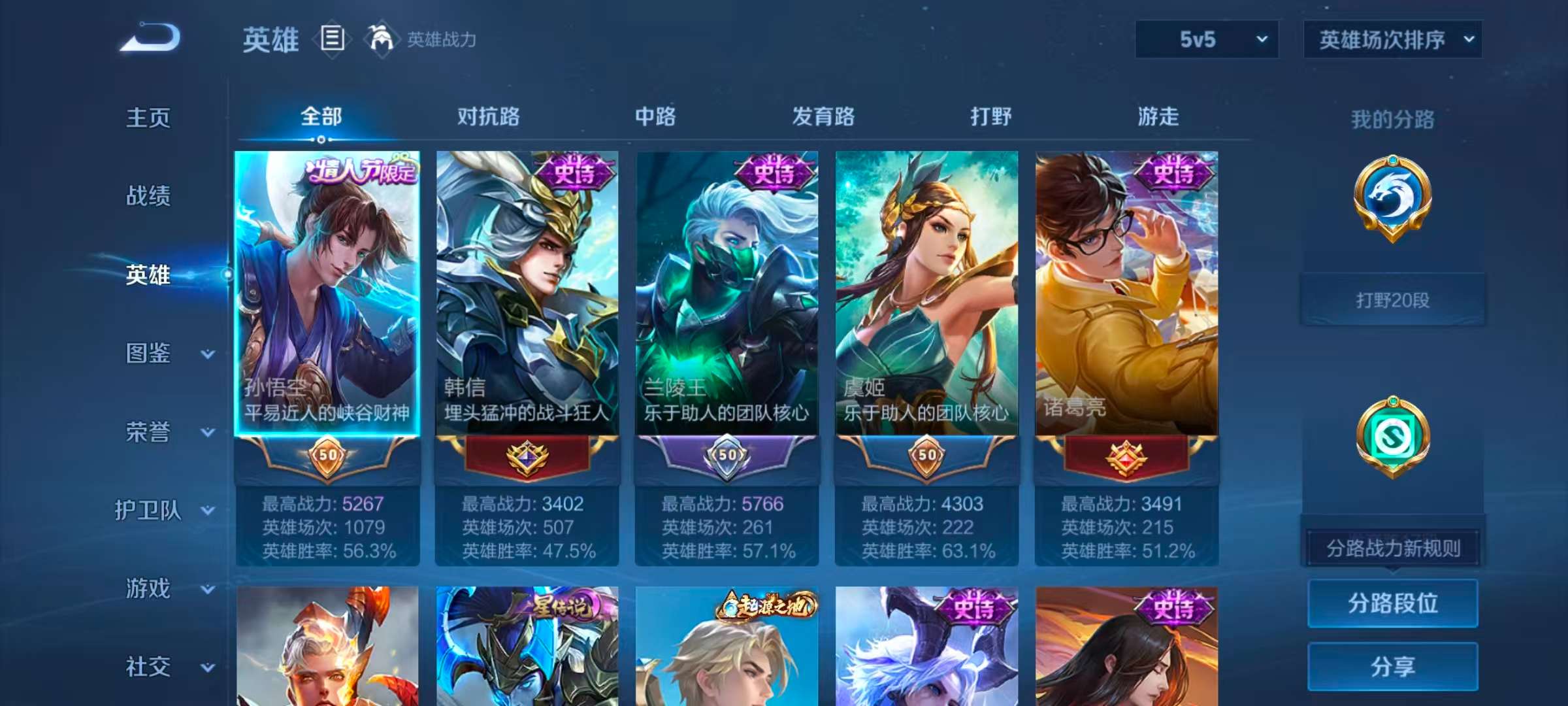 WZCMW4121873王者荣耀账号详情图6