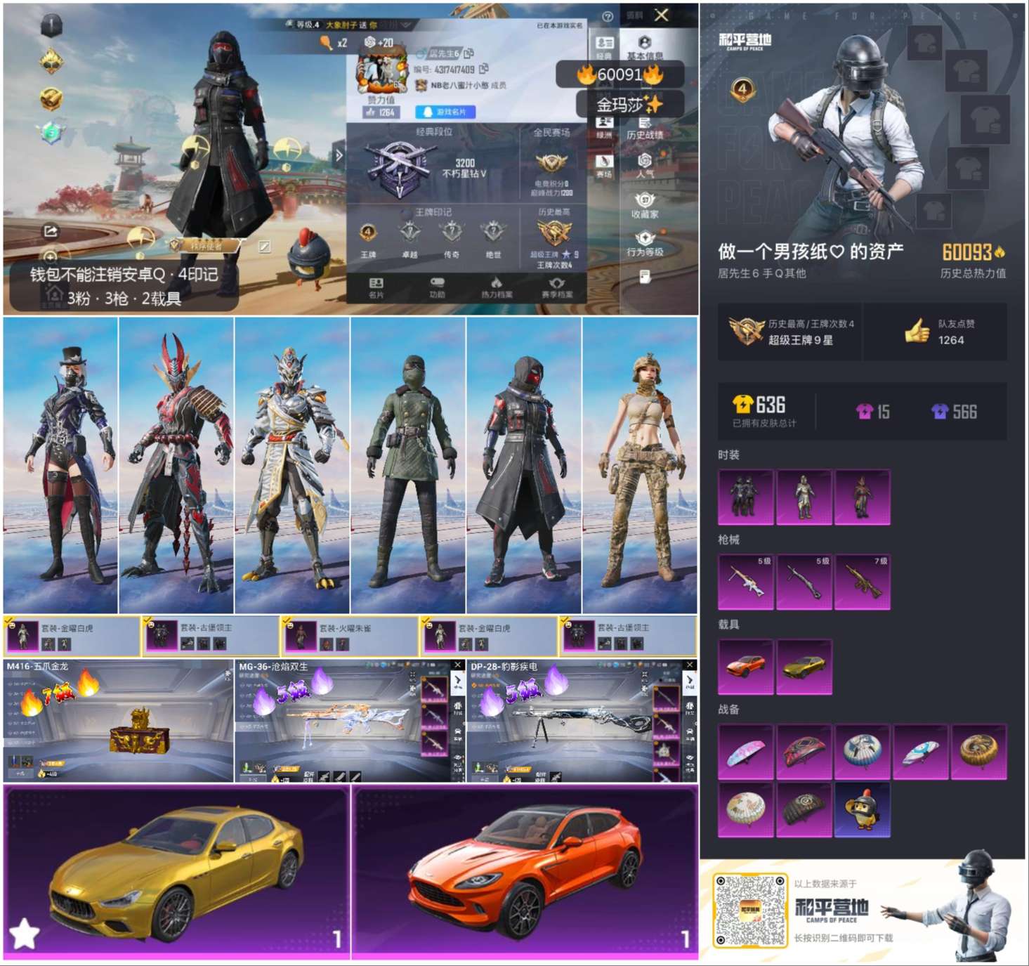 HPSJ467000和平精英账号详情图3