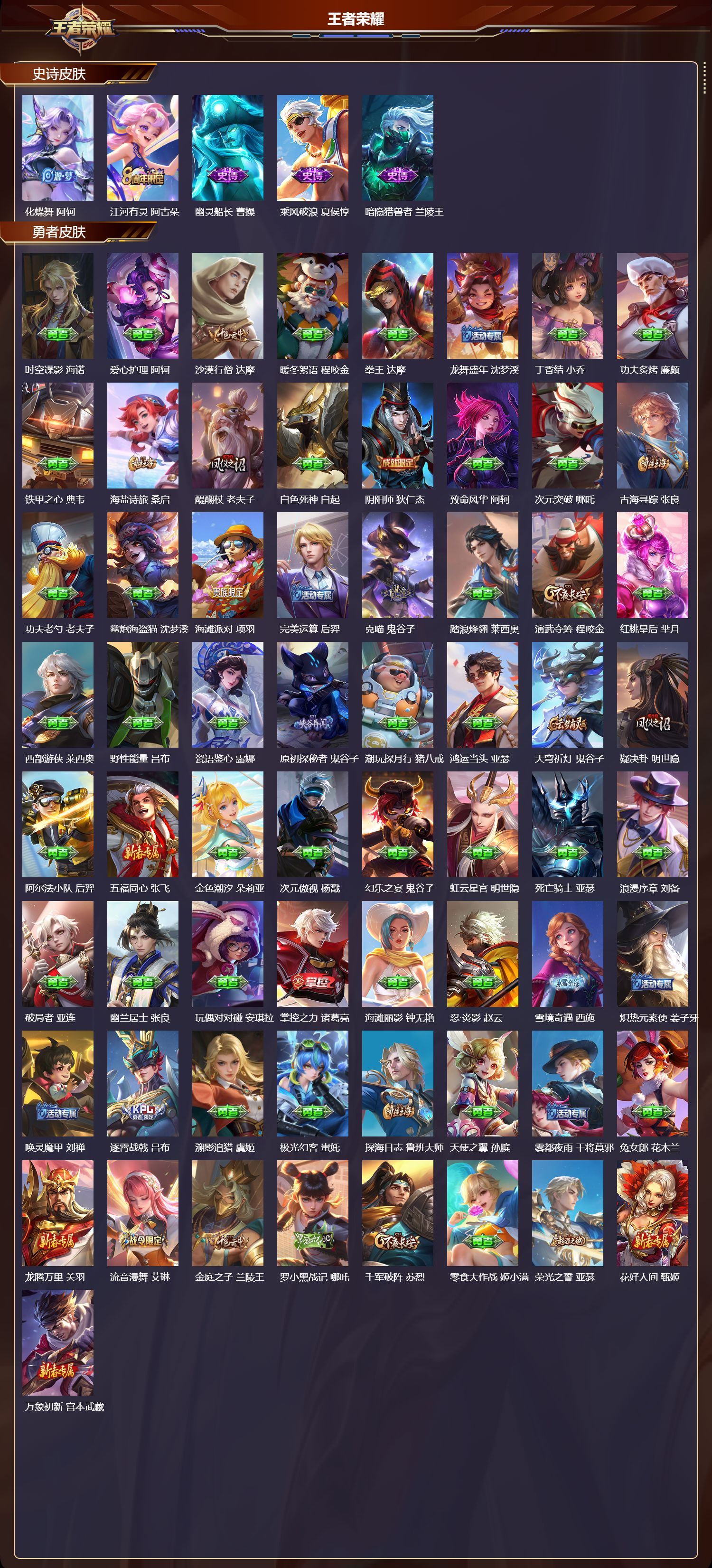 WZQM4127905王者荣耀账号详情图4