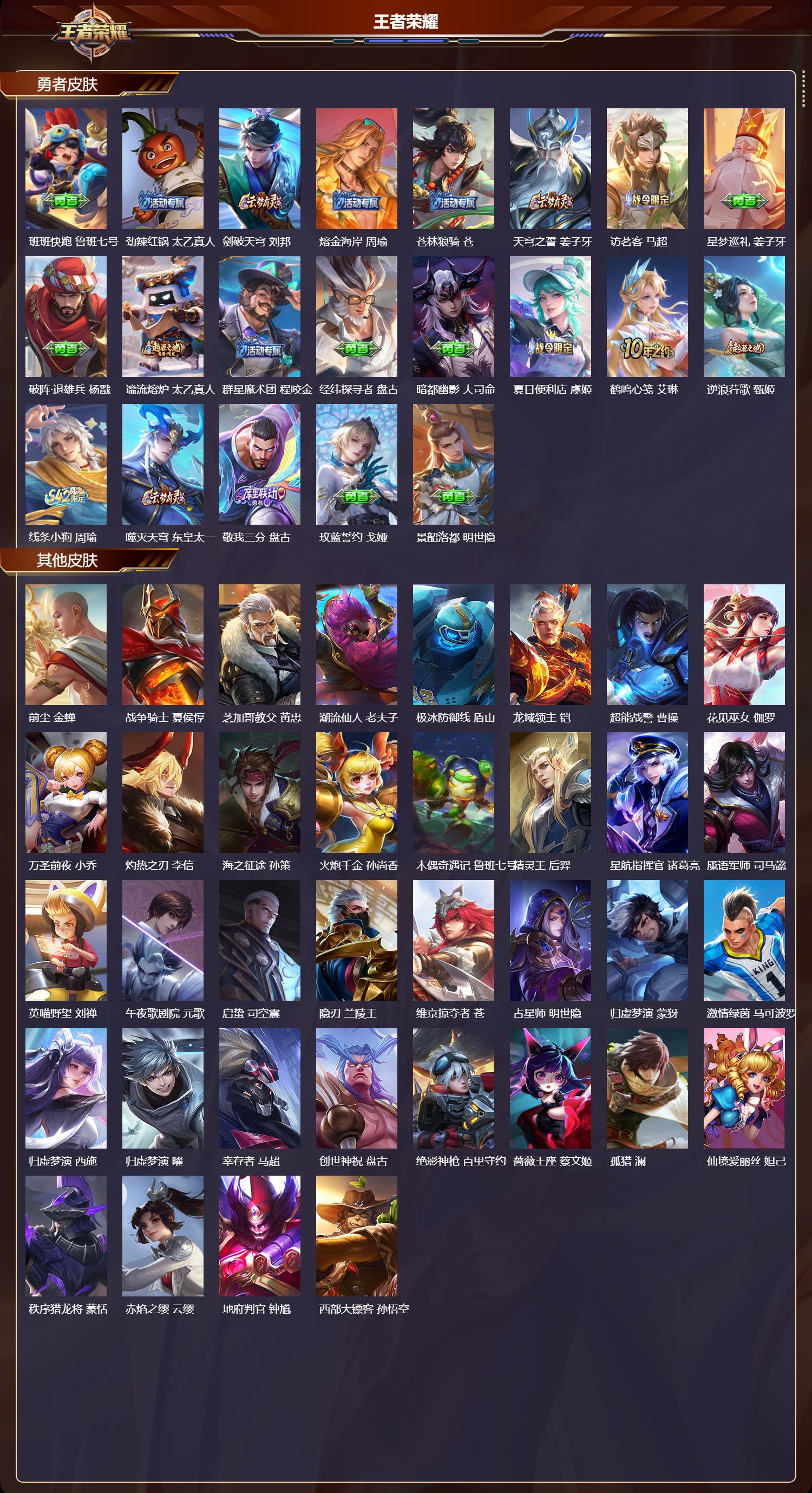 WZQM4158582王者荣耀账号详情图5