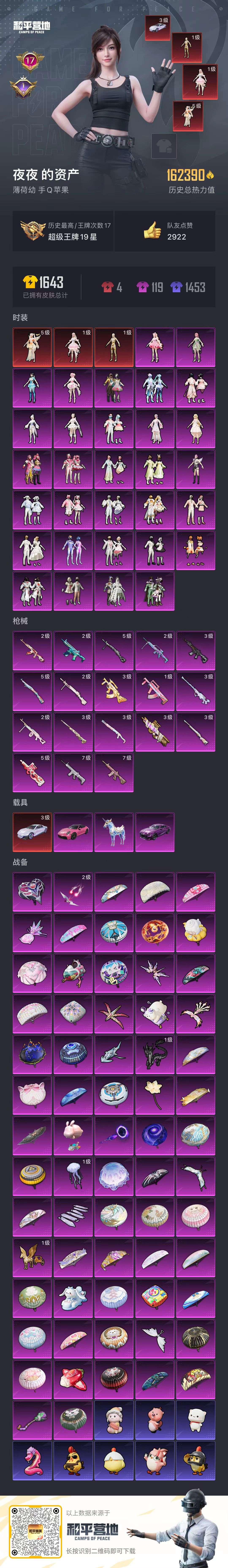 HPSJ466979和平精英账号详情图3