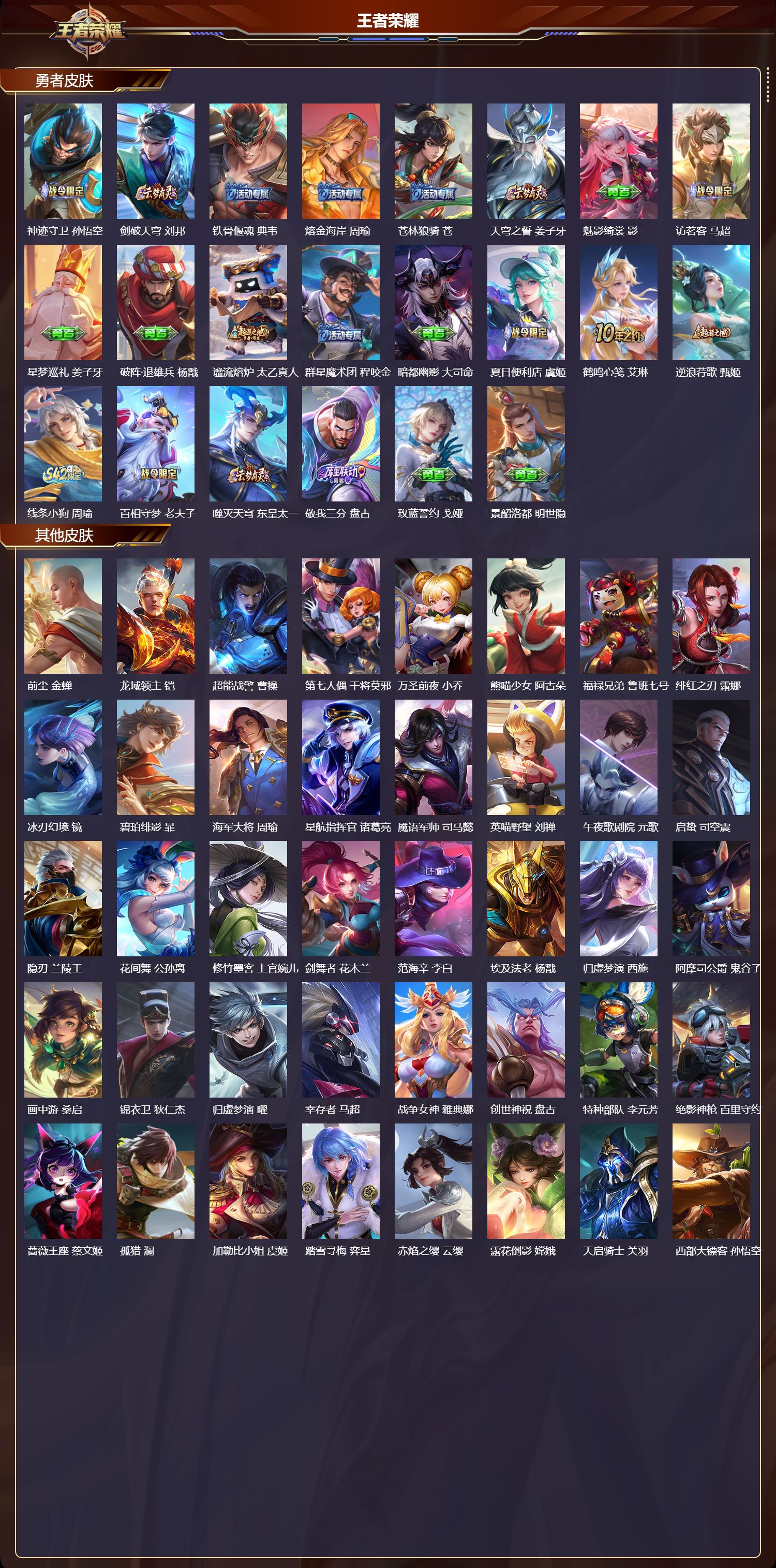 WZMK4151499王者荣耀账号详情图5