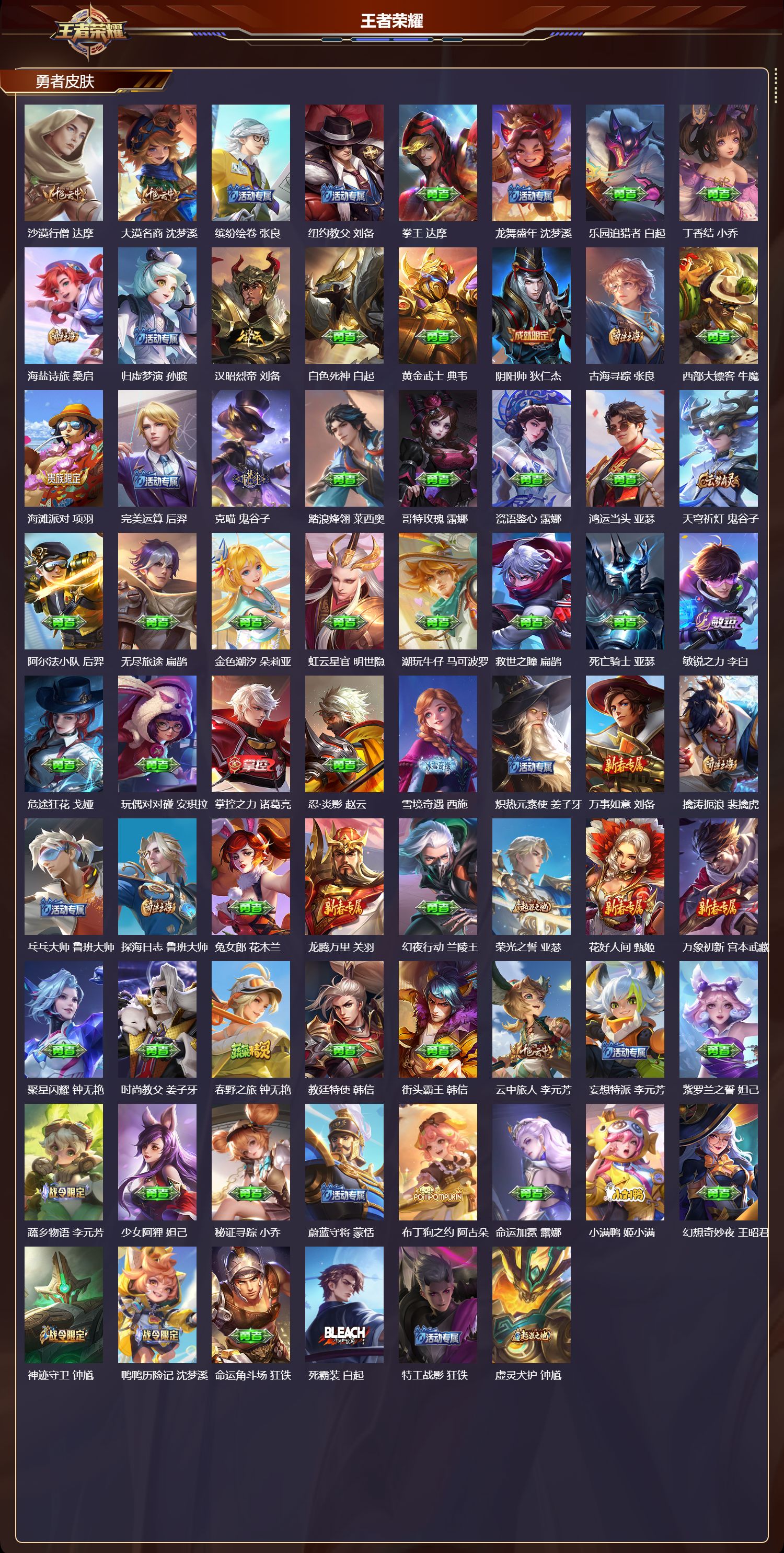 WZQM4127913王者荣耀账号详情图4