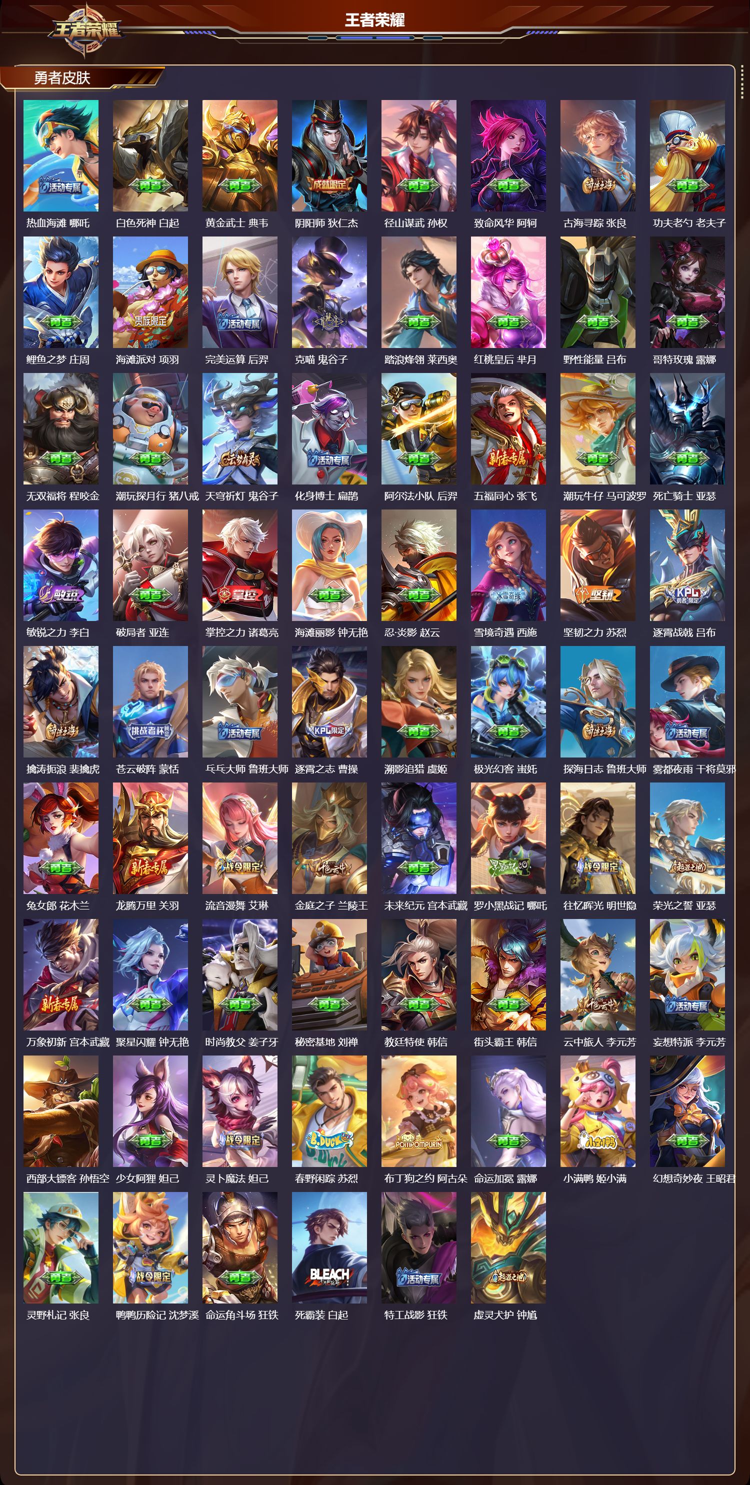 WZQM4158582王者荣耀账号详情图4