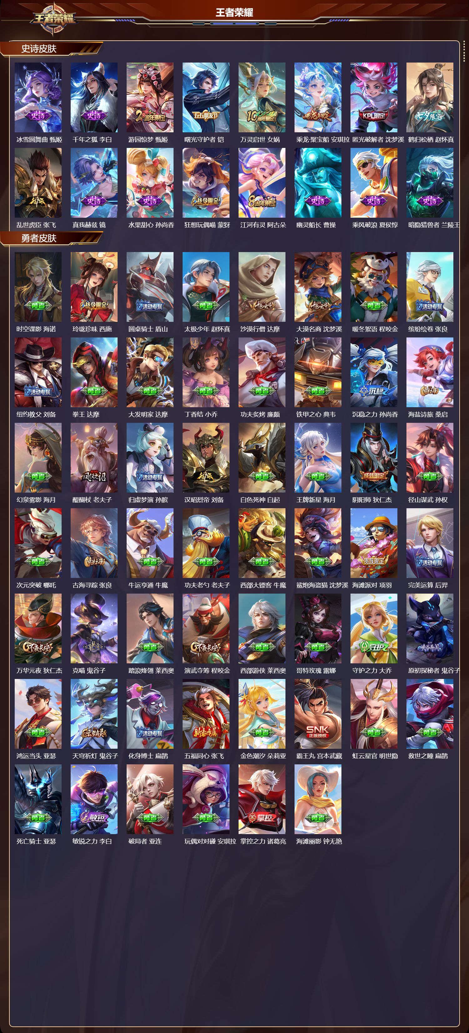 WZQM4127904王者荣耀账号详情图4