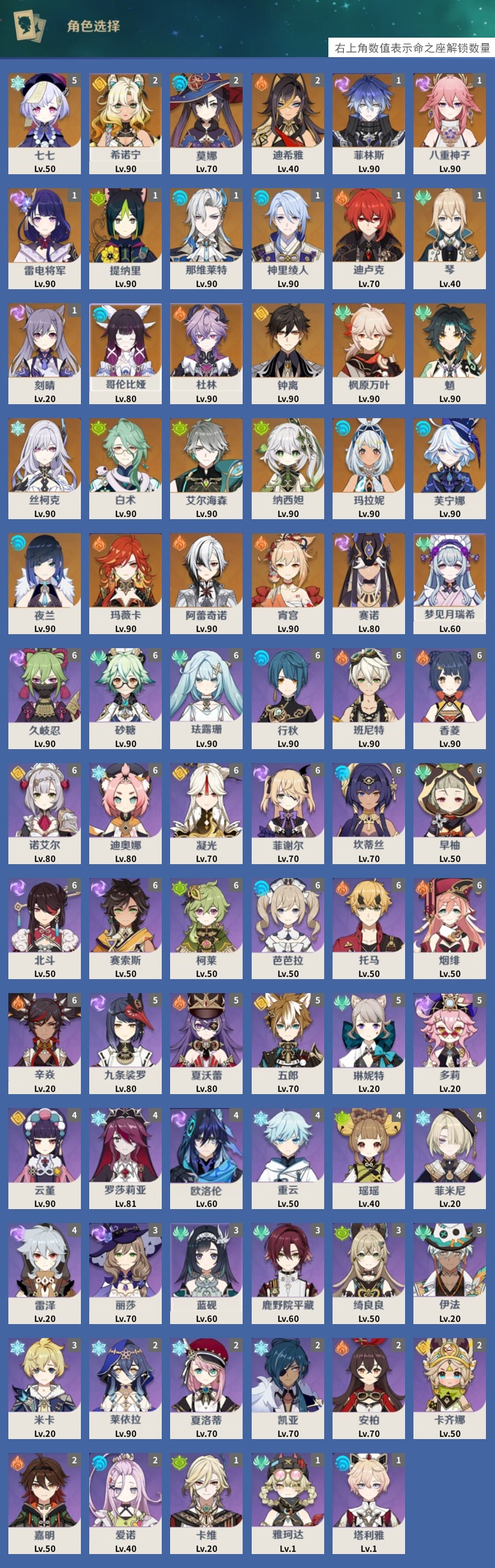 YSMK41880原神账号详情图3