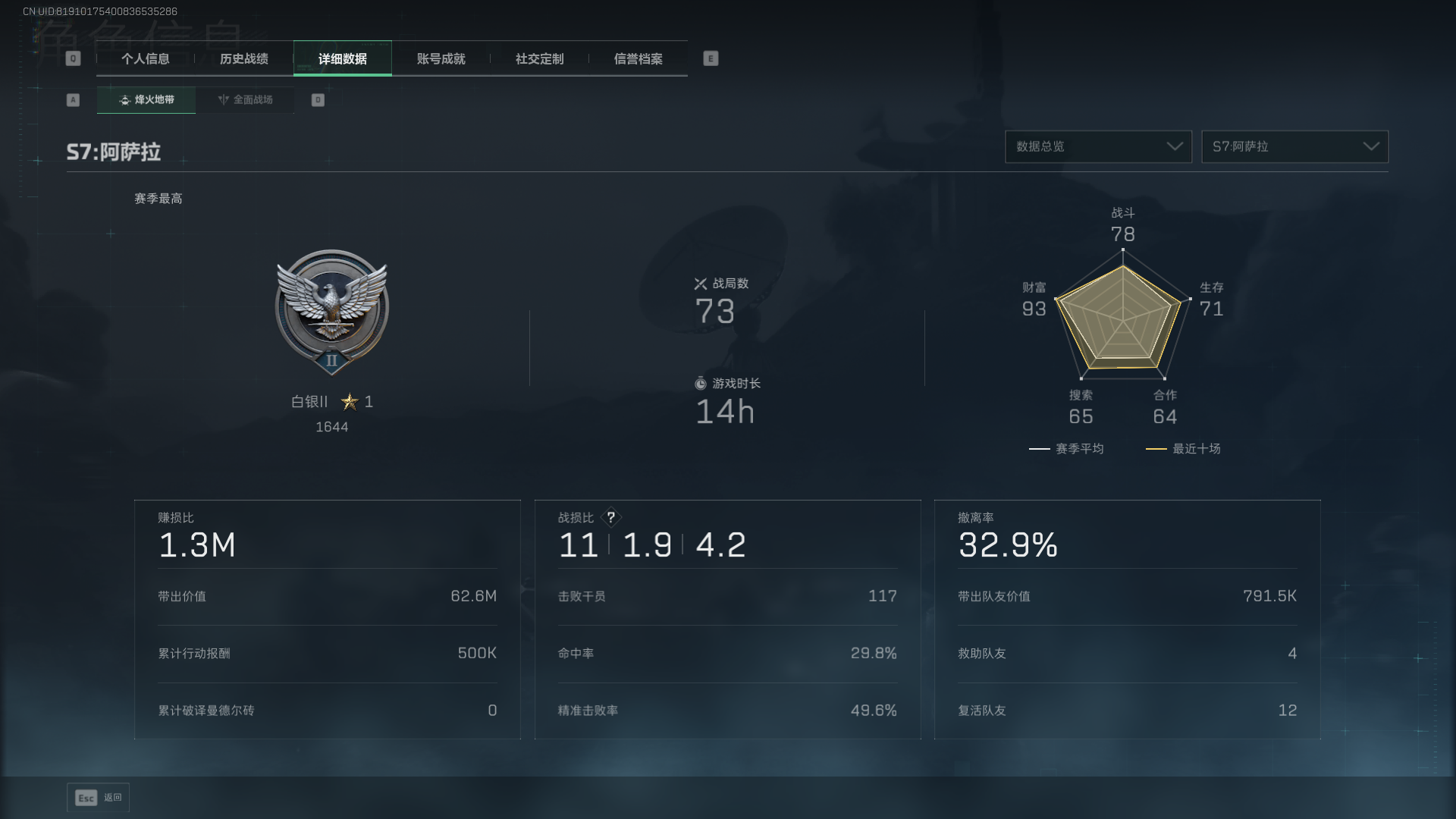 SJZCMW435165三角洲行动账号详情图4