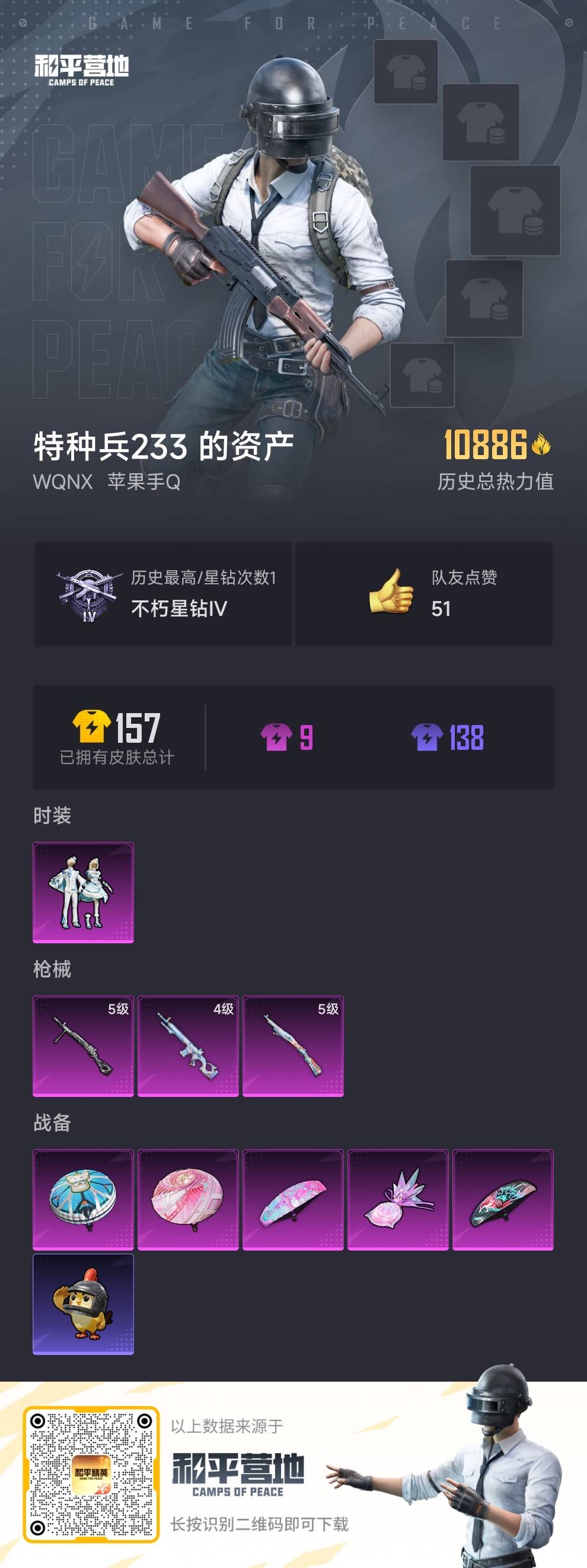 HPCMW467311和平精英账号详情图5