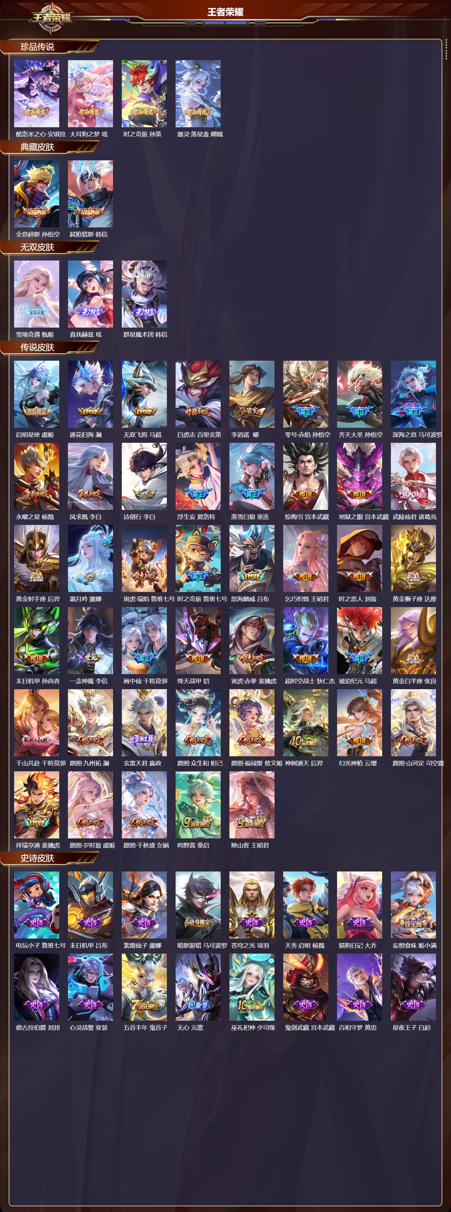 WZCMW4123817王者荣耀账号详情图6