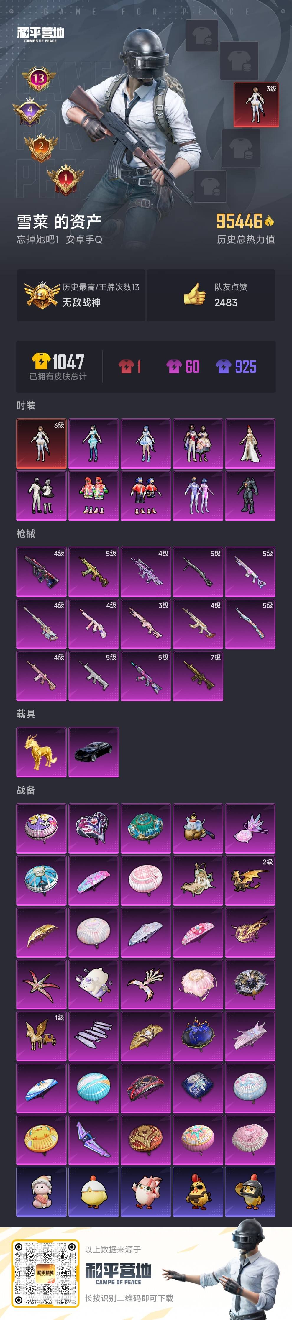 HPCMW467184和平精英账号详情图5